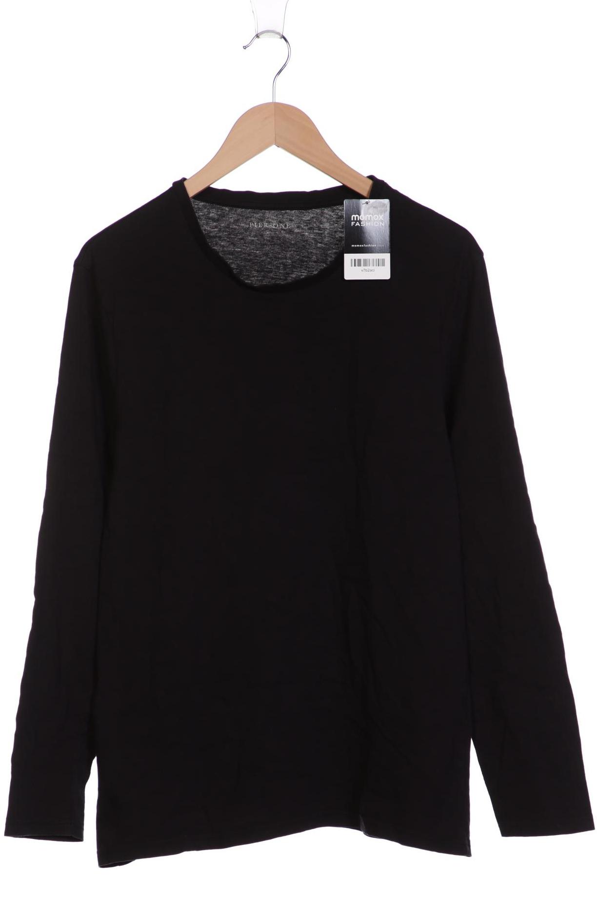 

pier one Herren Langarmshirt, schwarz, Gr. 52