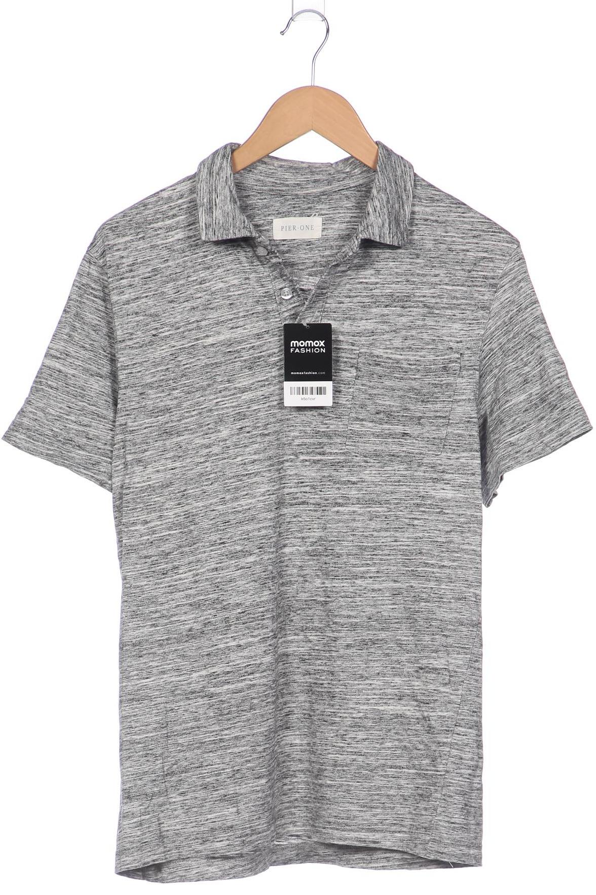 

pier one Herren Poloshirt, grau, Gr. 52
