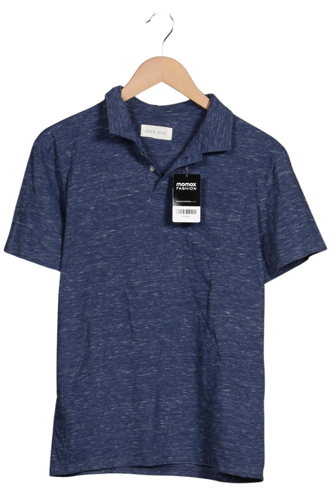 

pier one Herren Poloshirt, blau, Gr. 52
