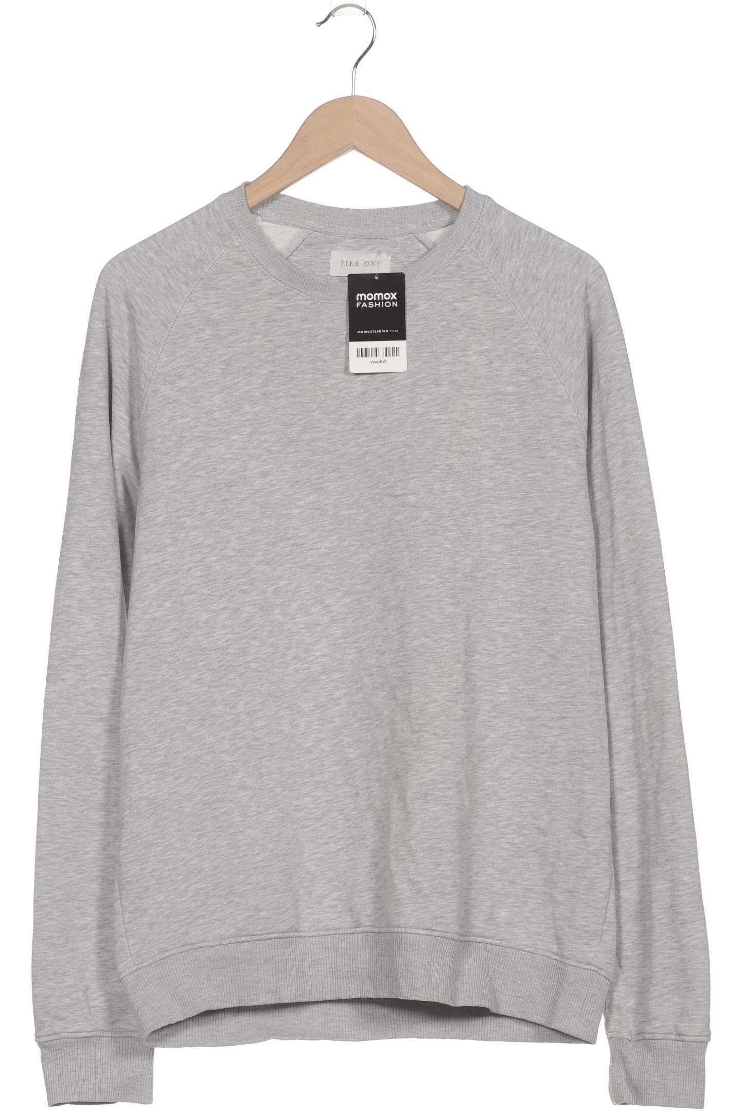 

pier one Herren Sweatshirt, grau, Gr. 52