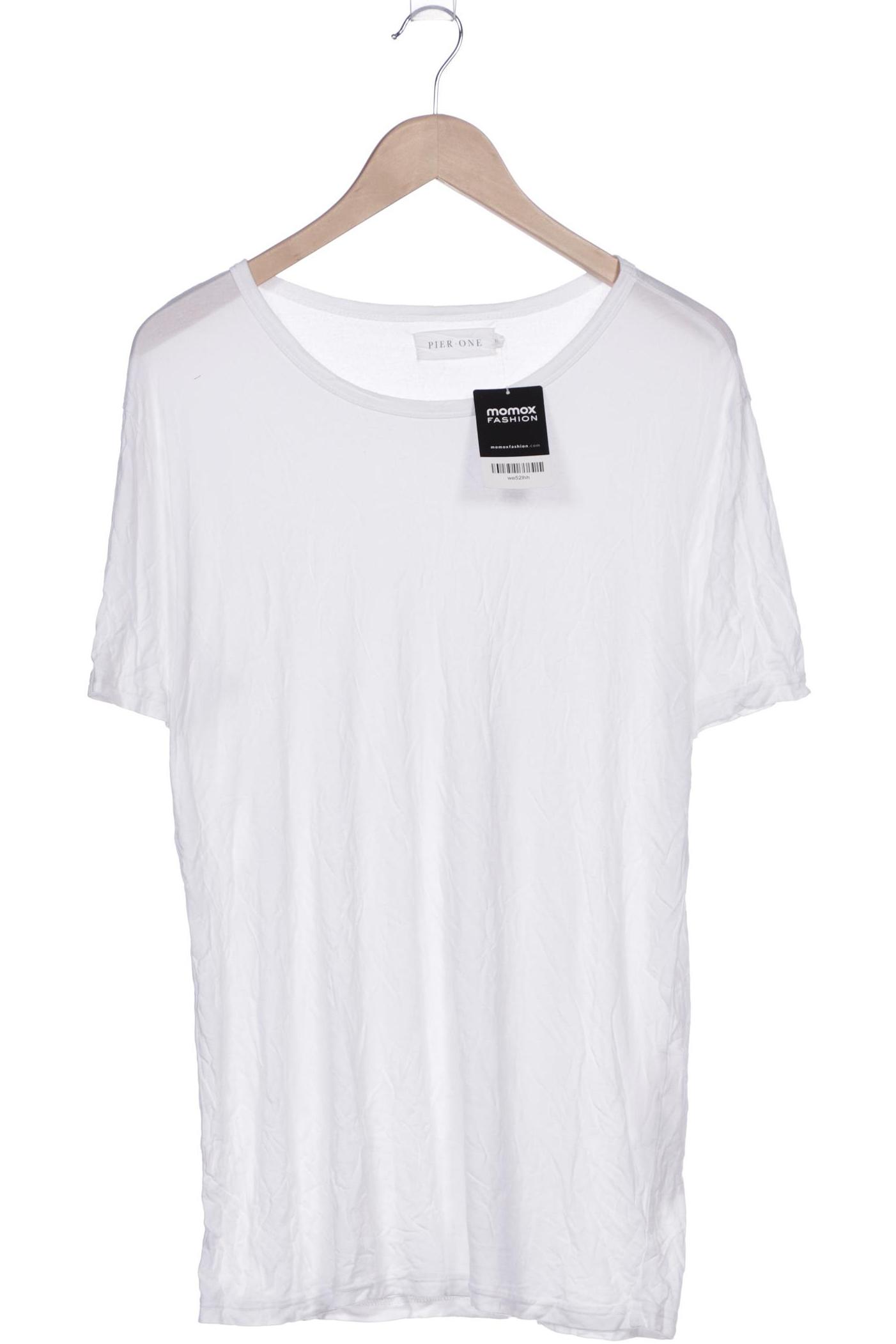 

pier one Herren T-Shirt, weiß, Gr. 54