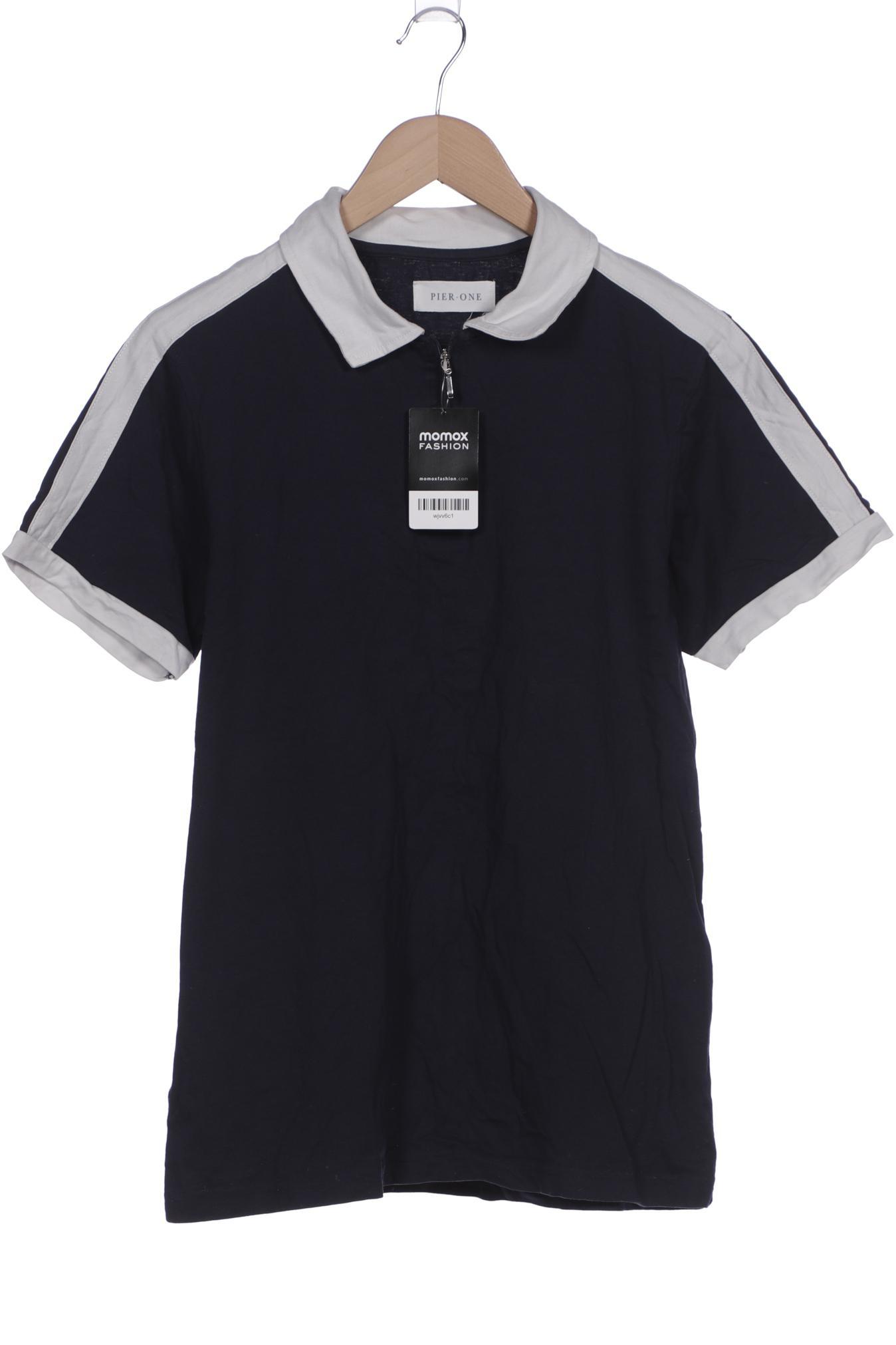 

pier one Herren Poloshirt, marineblau, Gr. 48