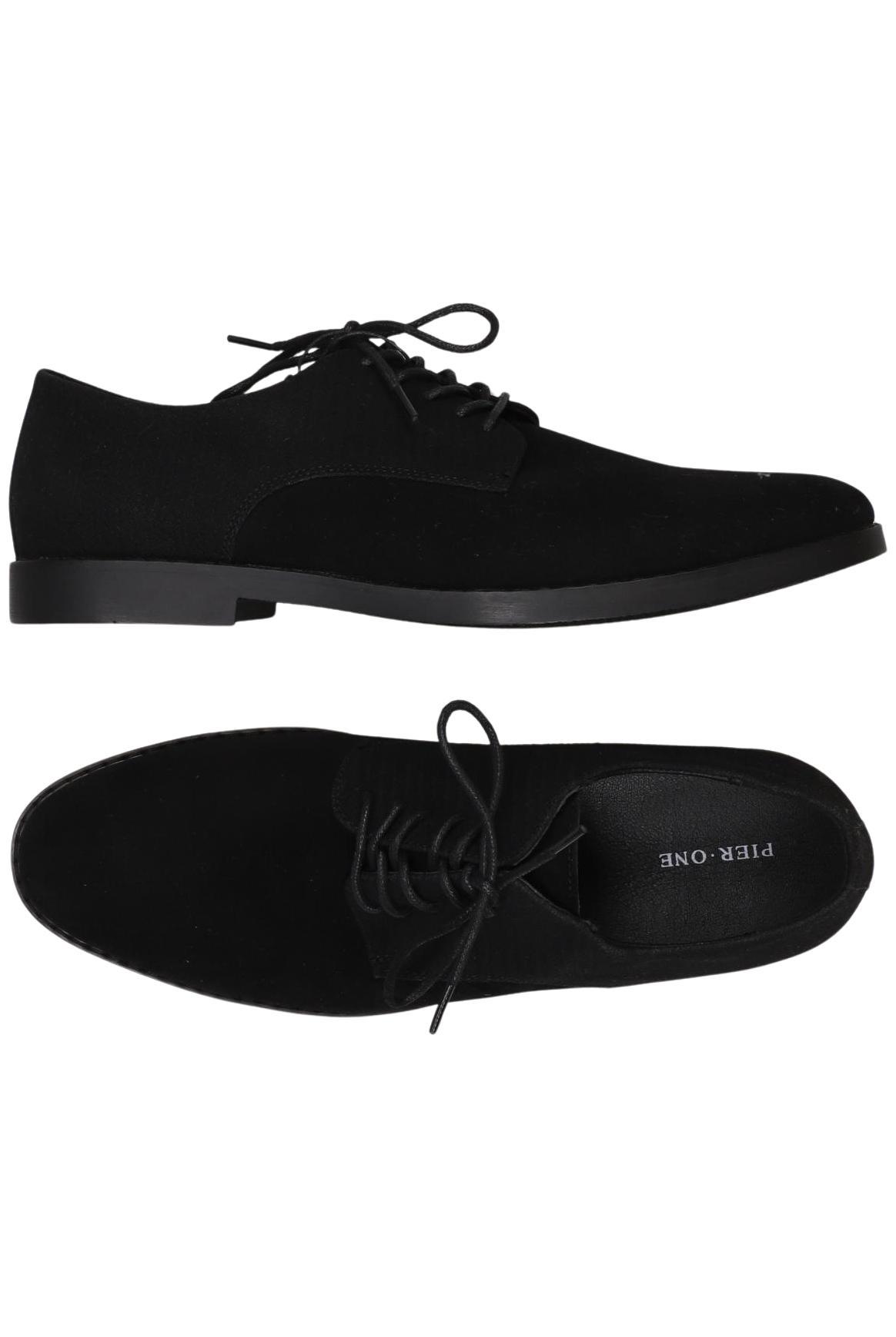 

pier one Herren Halbschuh, schwarz, Gr. 42