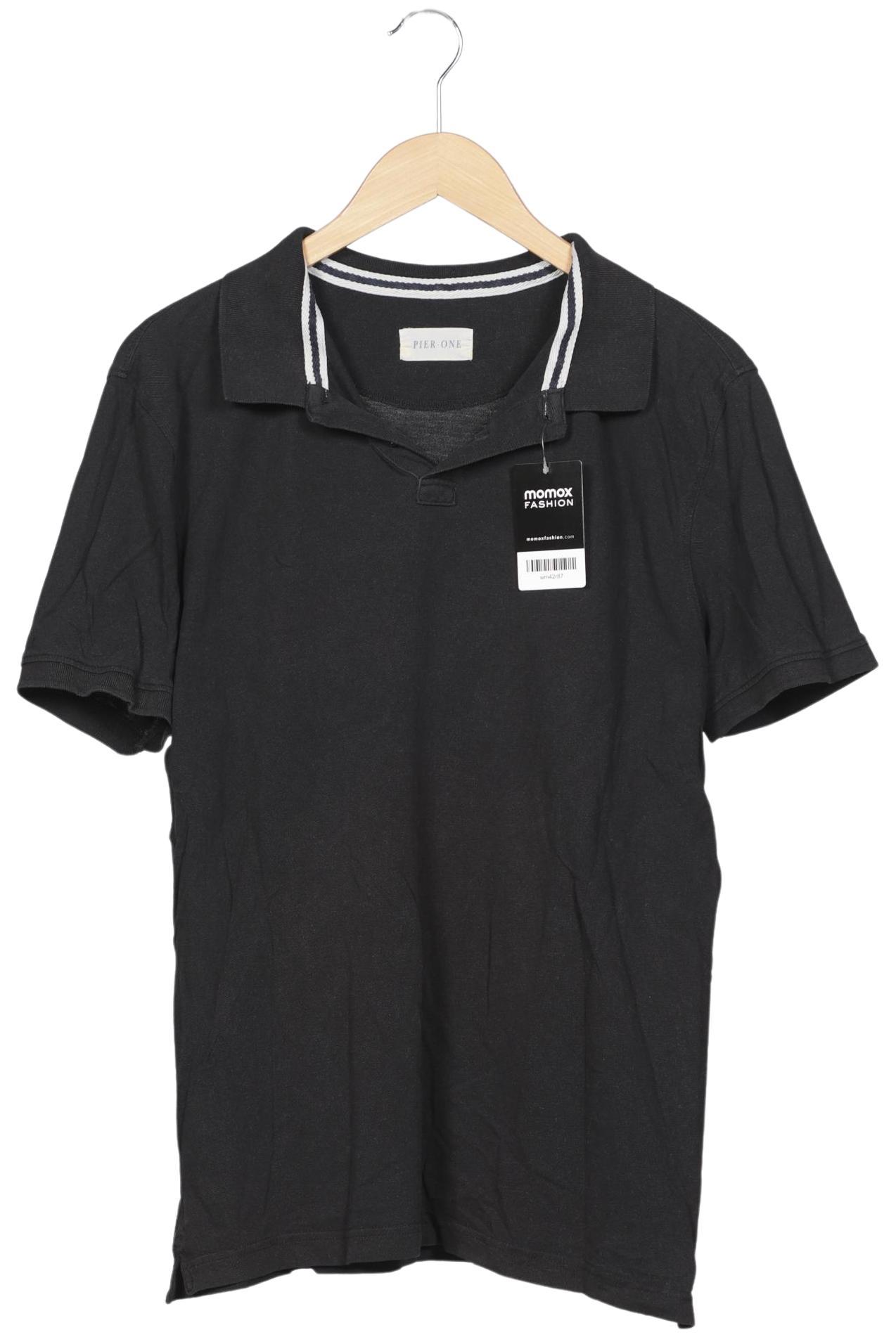 

pier one Herren Poloshirt, schwarz, Gr. 52