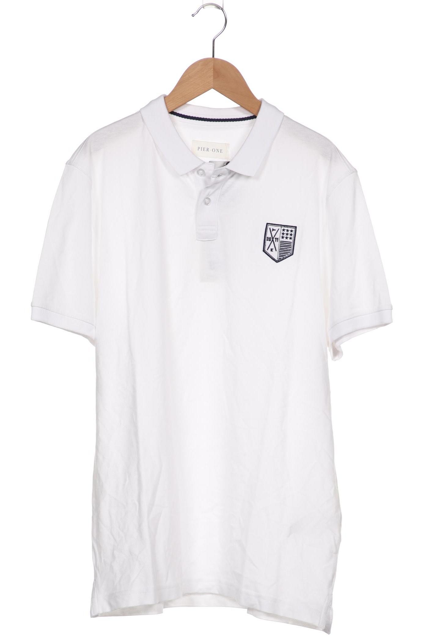 

pier one Herren Poloshirt, weiß