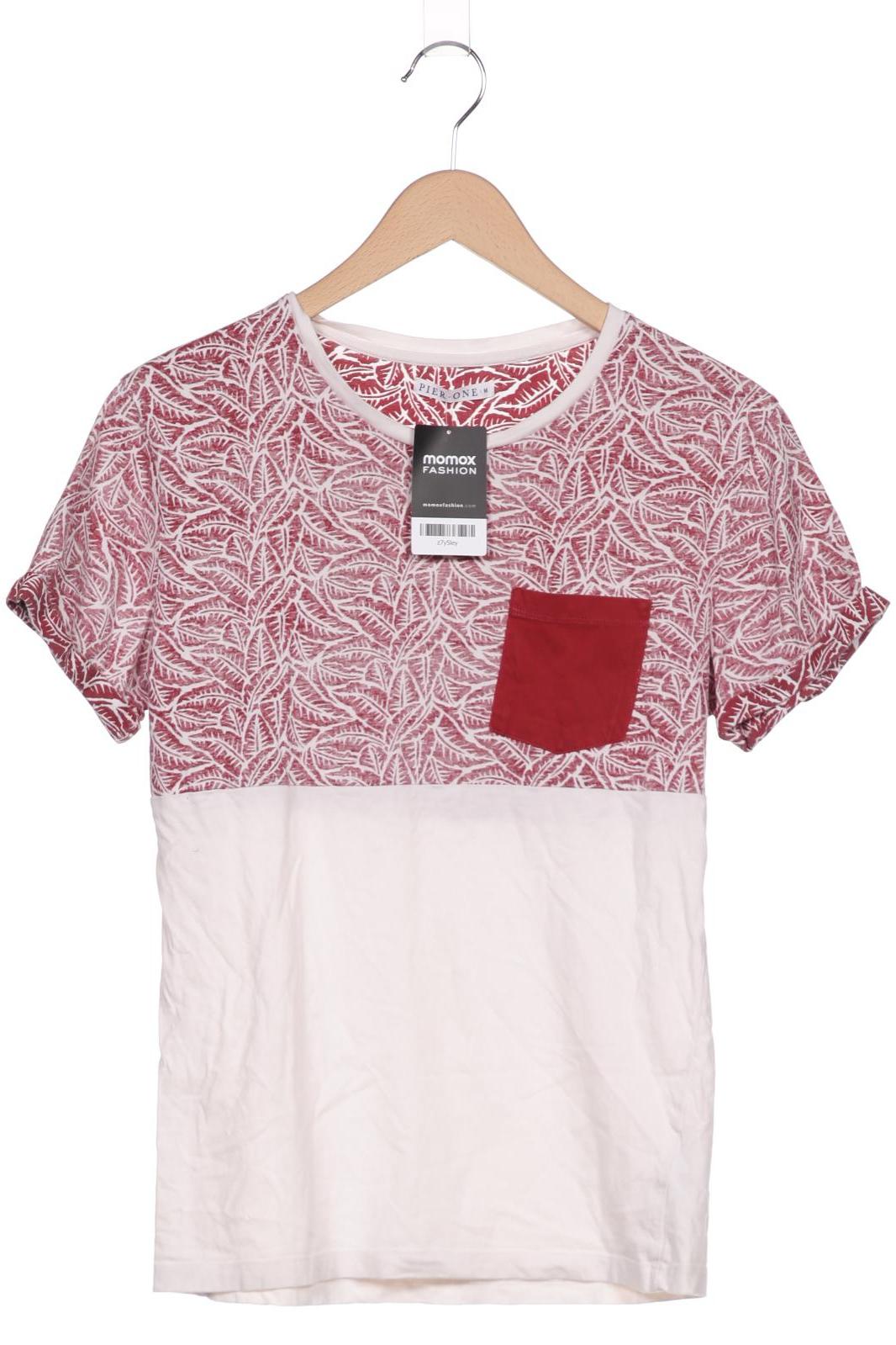 

pier one Herren T-Shirt, weiß, Gr. 48
