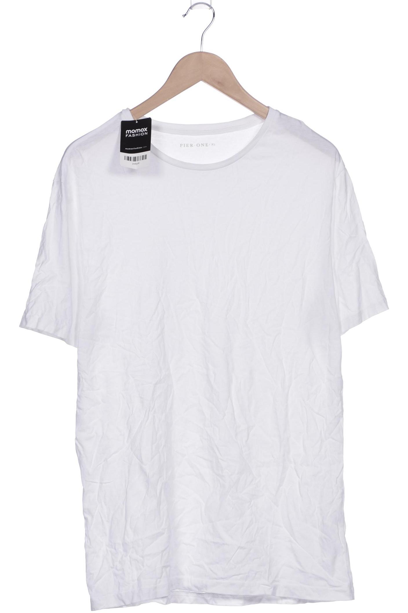 

pier one Herren T-Shirt, weiß, Gr. 54