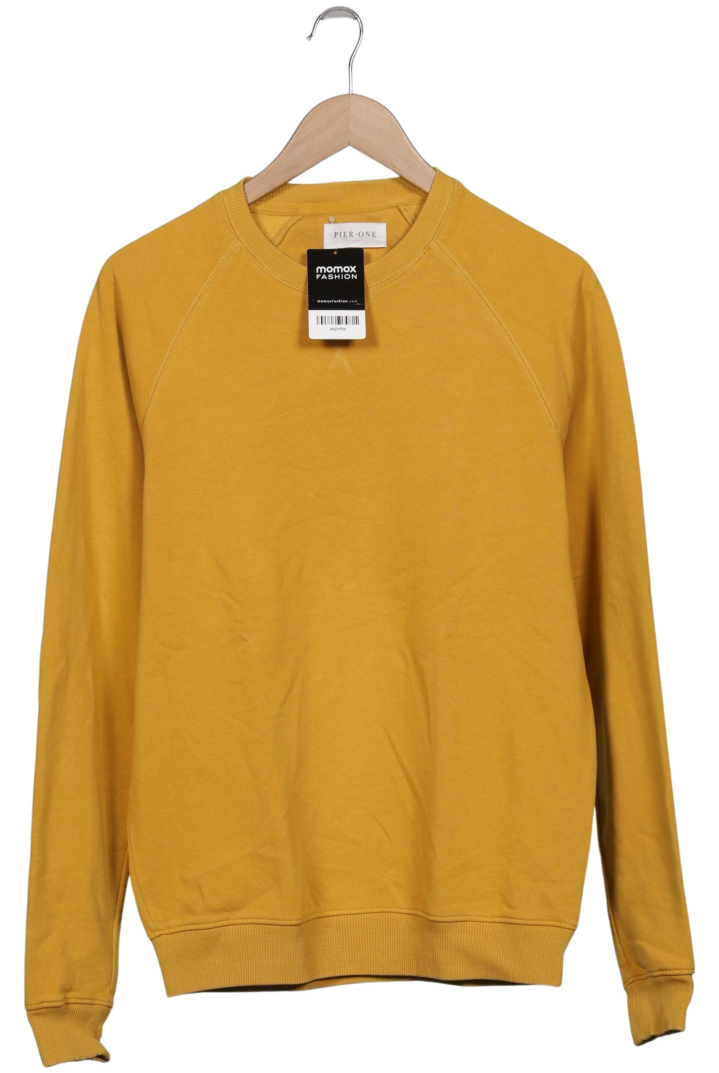 

pier one Herren Sweatshirt, gelb, Gr. 48