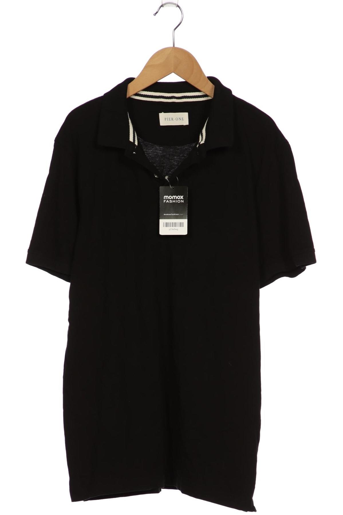 

pier one Herren Poloshirt, schwarz, Gr. 52