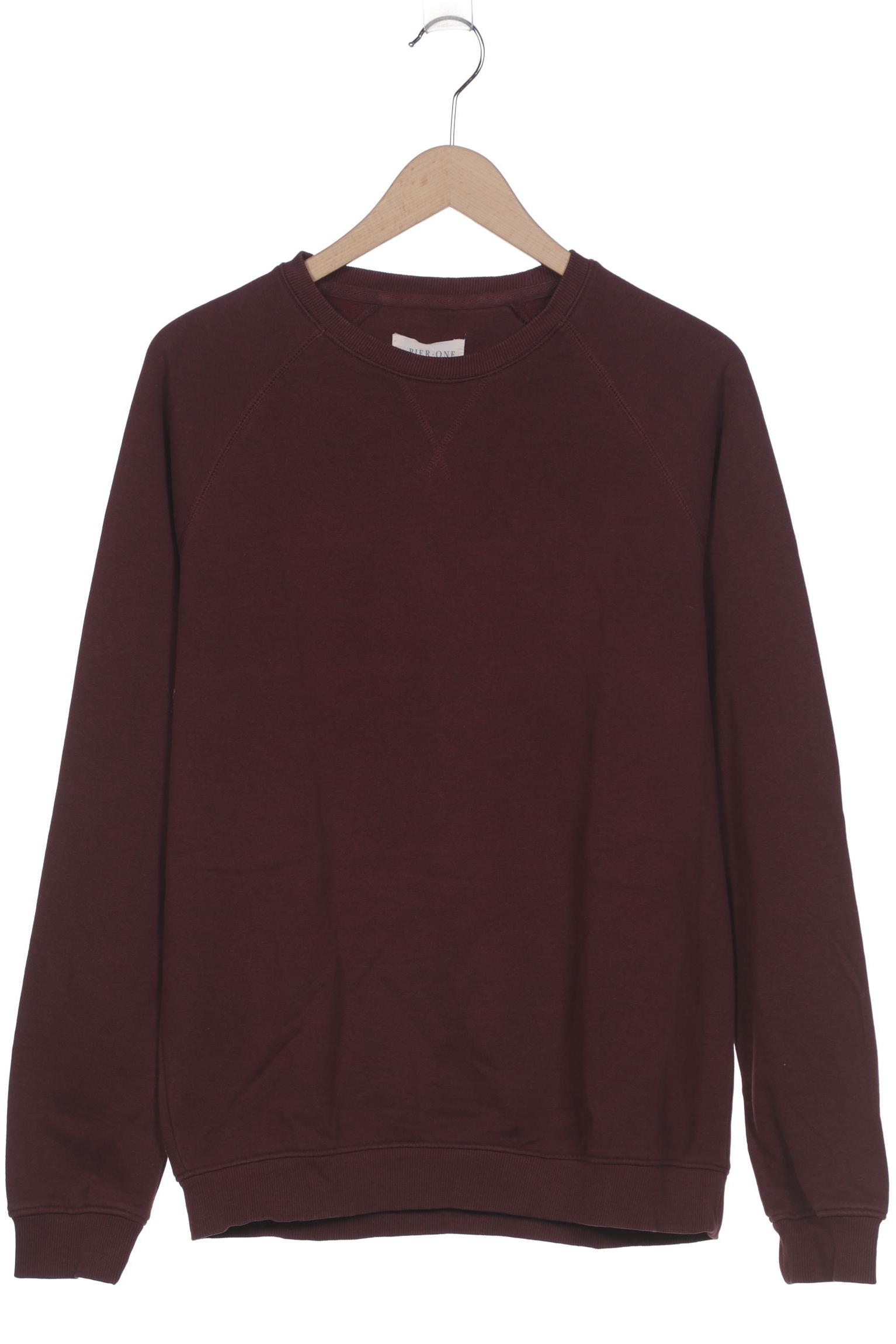 

pier one Herren Sweatshirt, bordeaux, Gr. 52