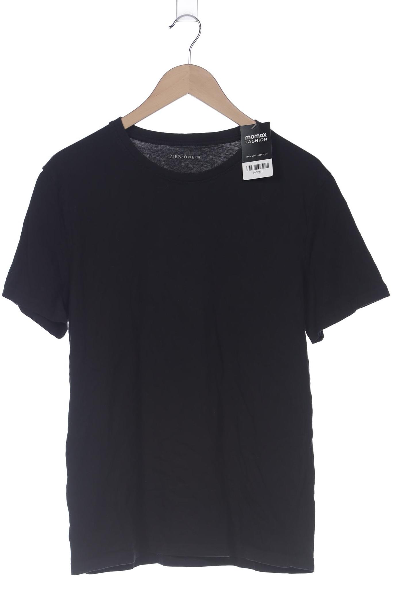 

pier one Herren T-Shirt, schwarz, Gr. 54