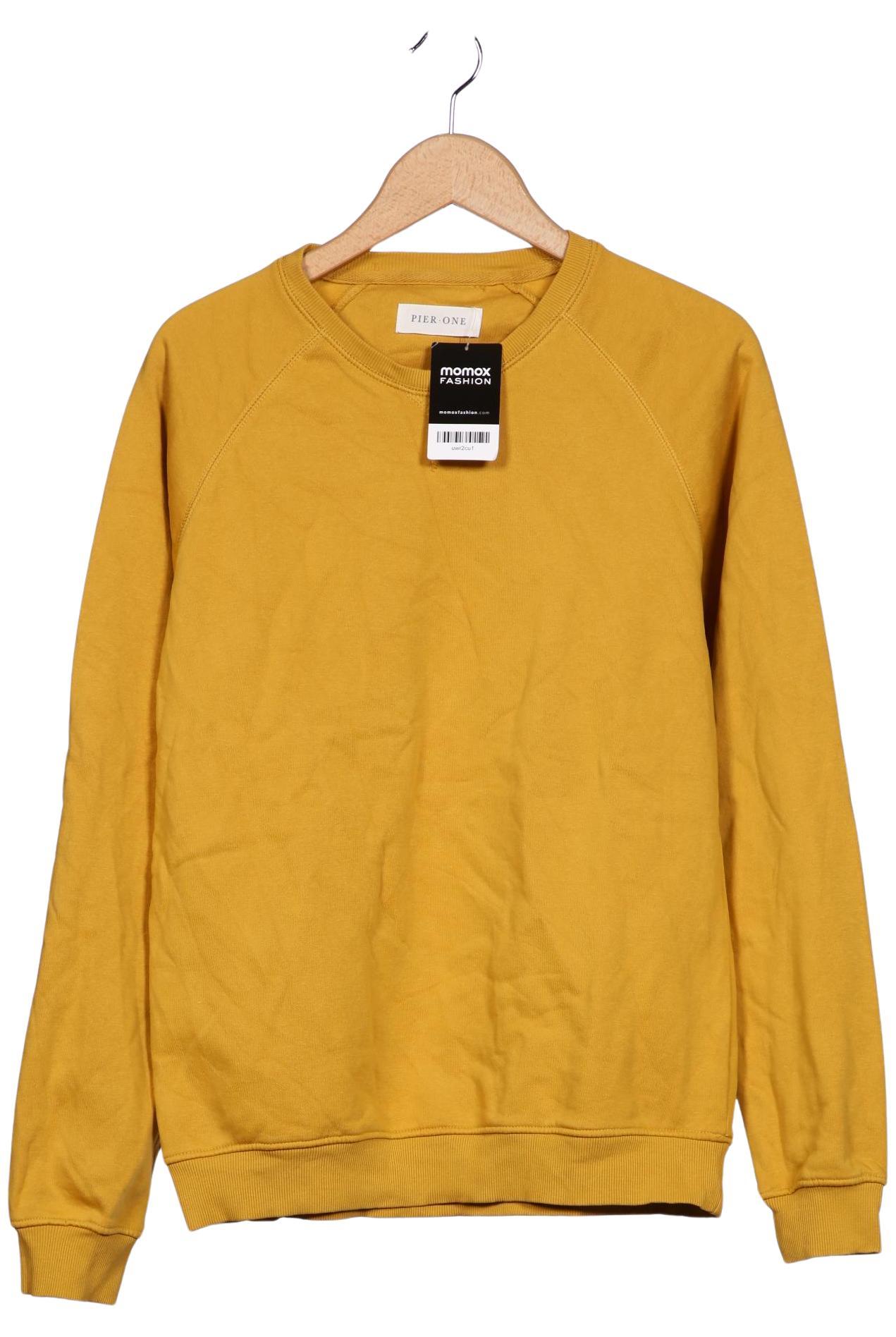 

pier one Herren Sweatshirt, gelb, Gr. 46
