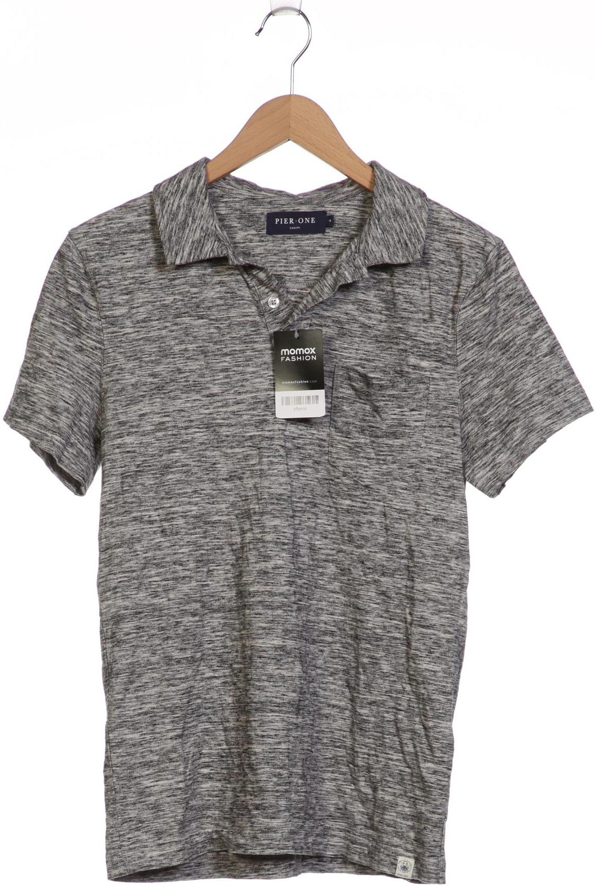 

pier one Herren Poloshirt, grau, Gr. 48
