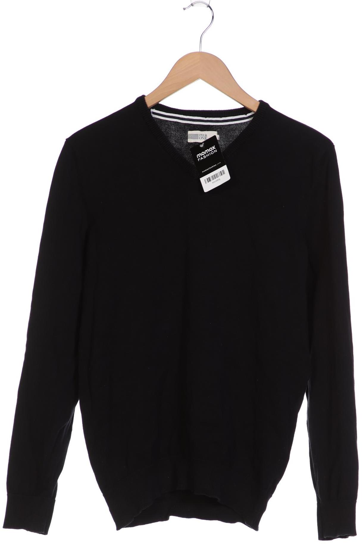 

pier one Herren Pullover, schwarz, Gr. 48