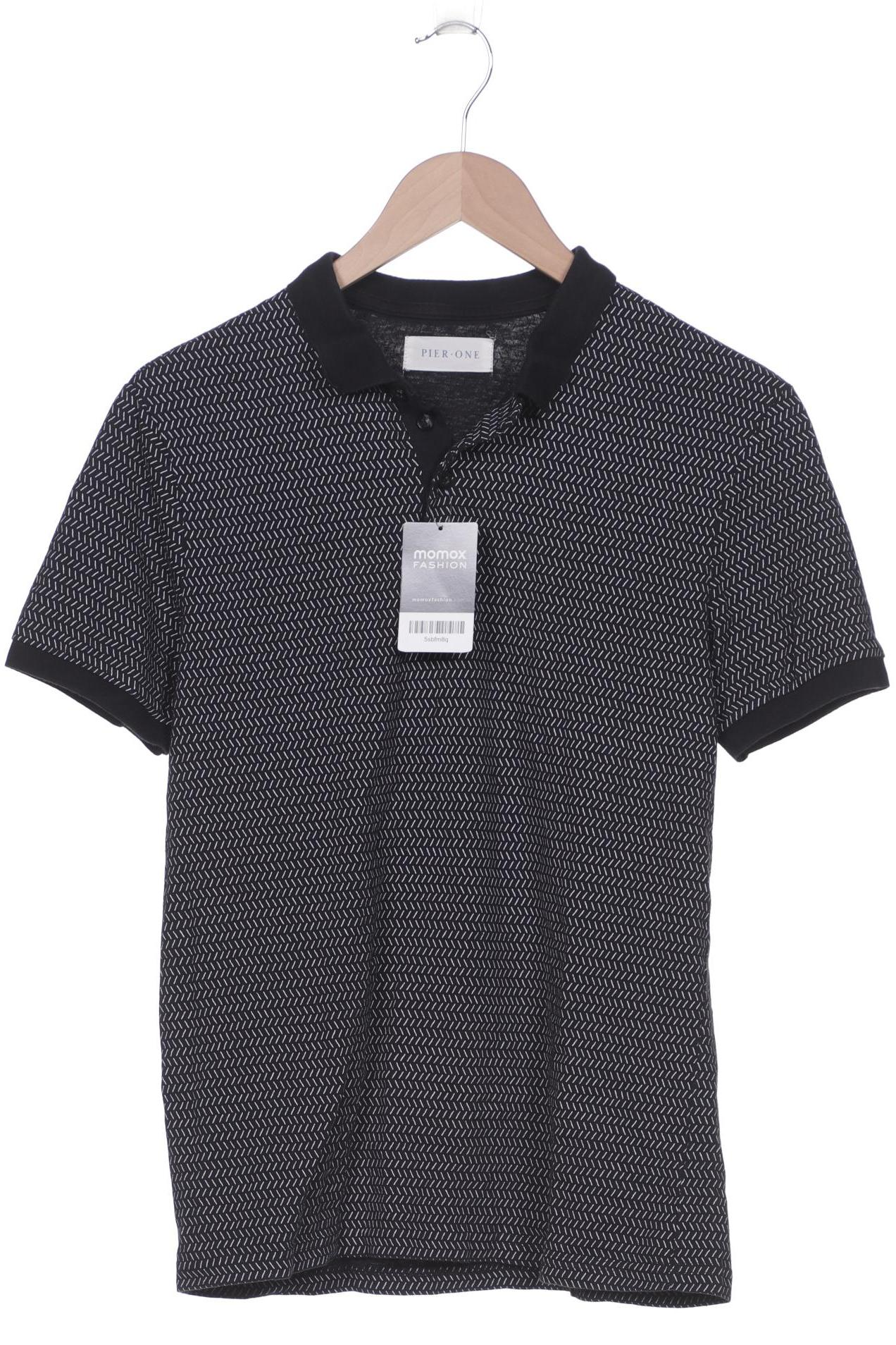

pier one Herren Poloshirt, schwarz, Gr. 48