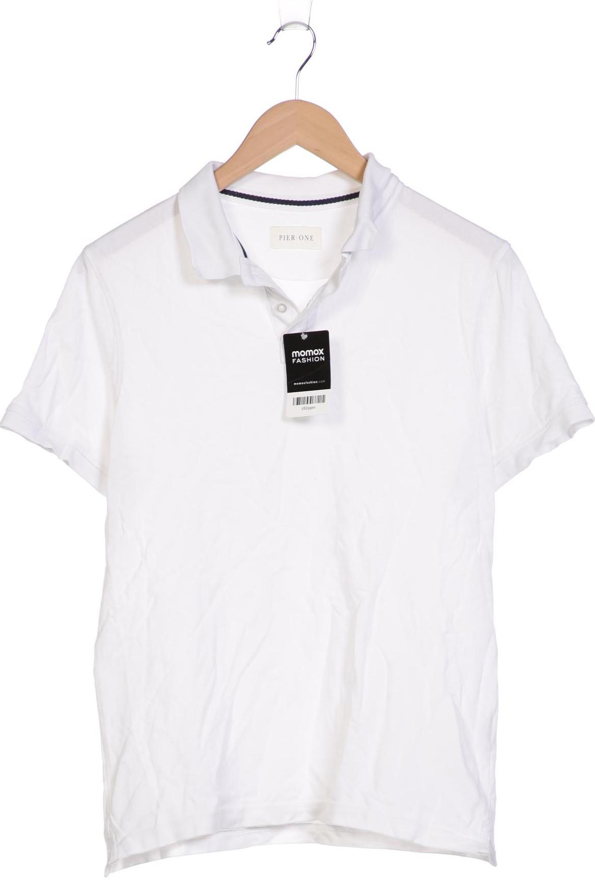 

pier one Herren Poloshirt, weiß, Gr. 48