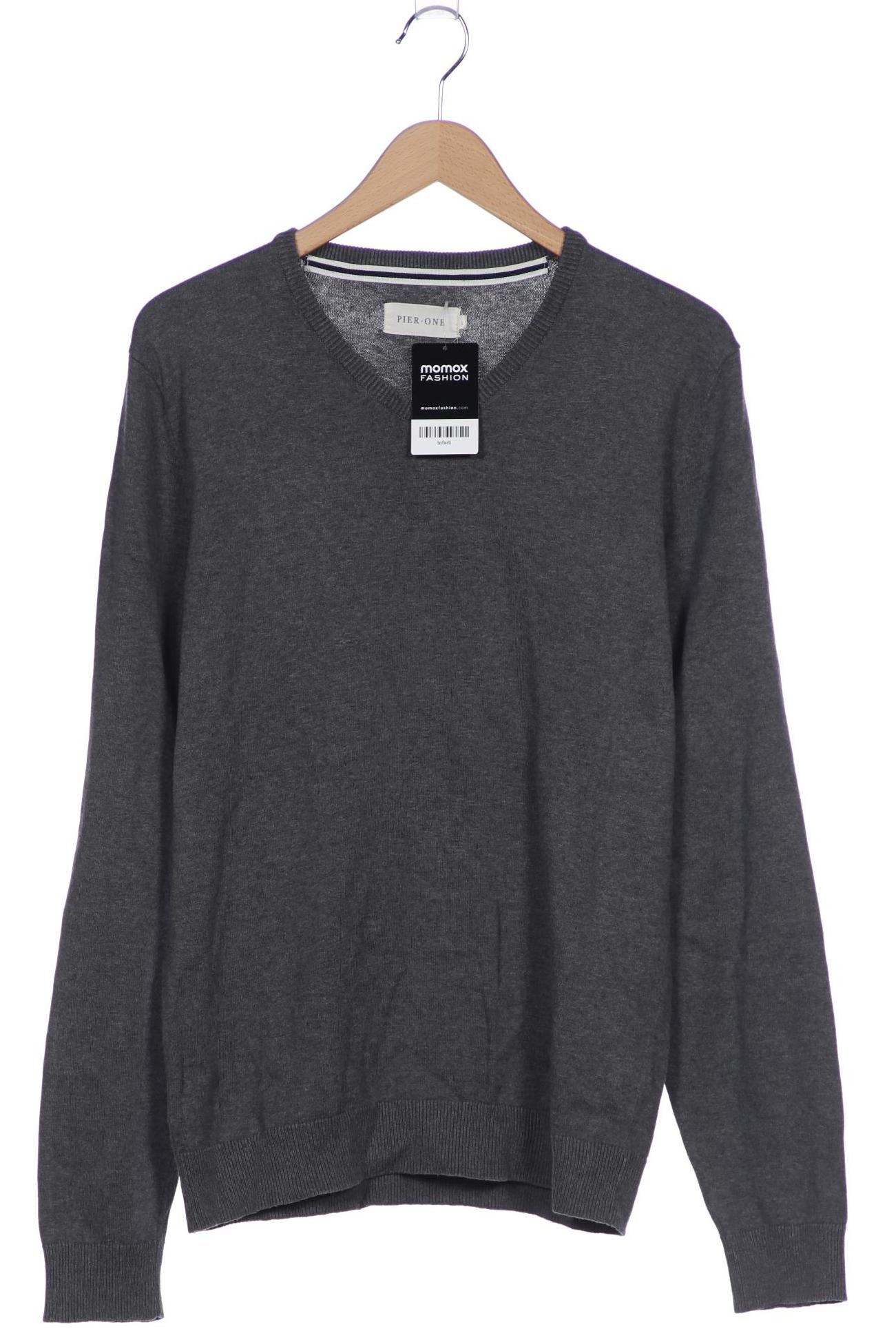 

pier one Herren Pullover, grau, Gr. 52