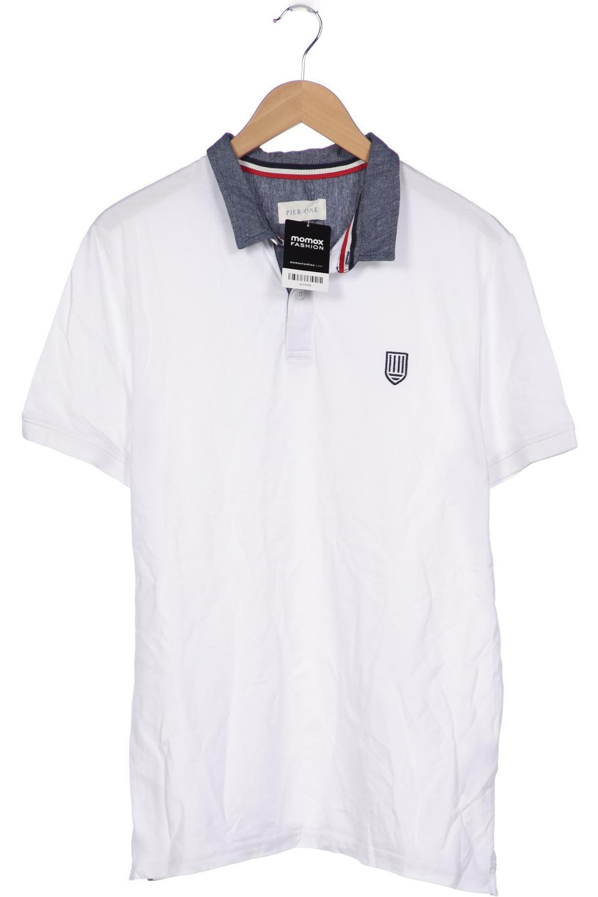 

pier one Herren Poloshirt, weiß, Gr. 54