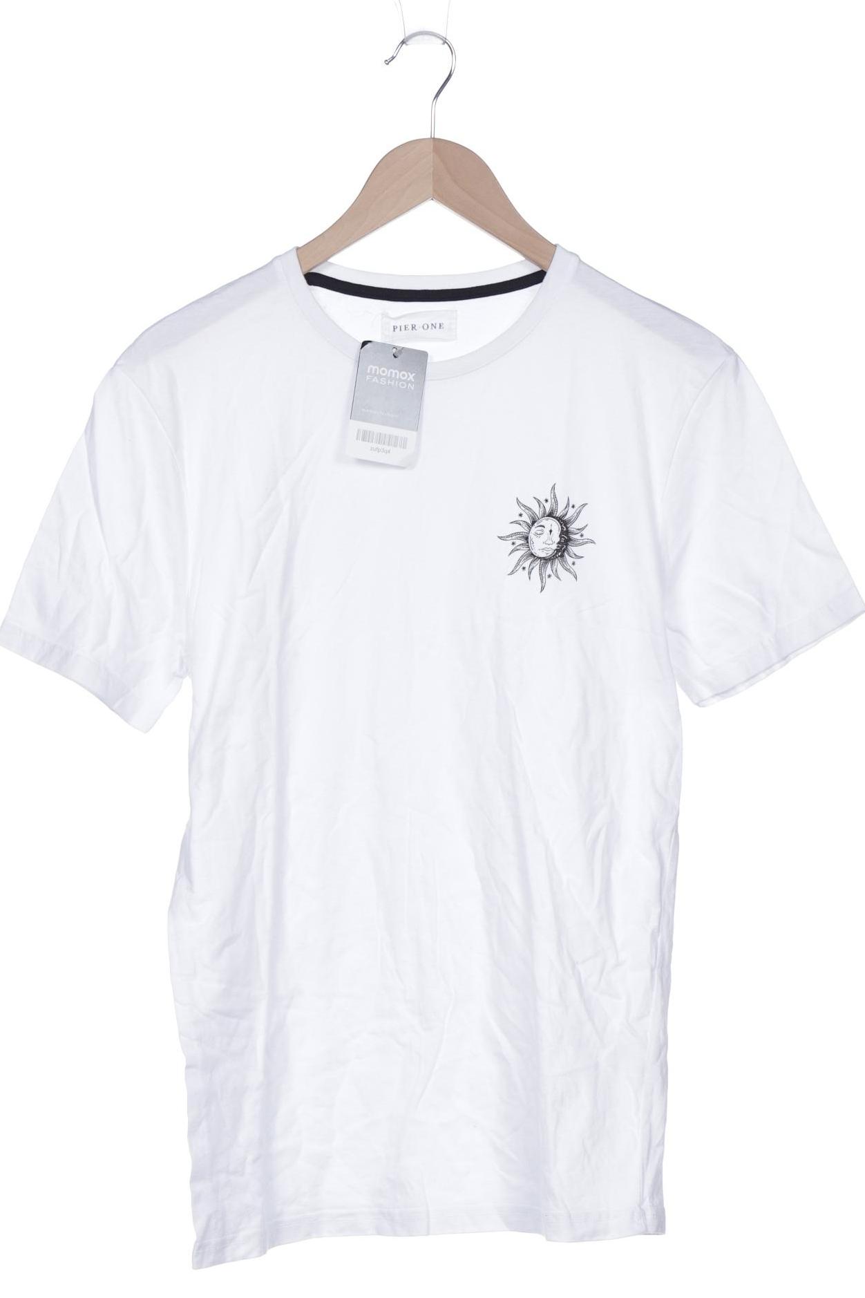 

pier one Herren T-Shirt, weiß, Gr. 48