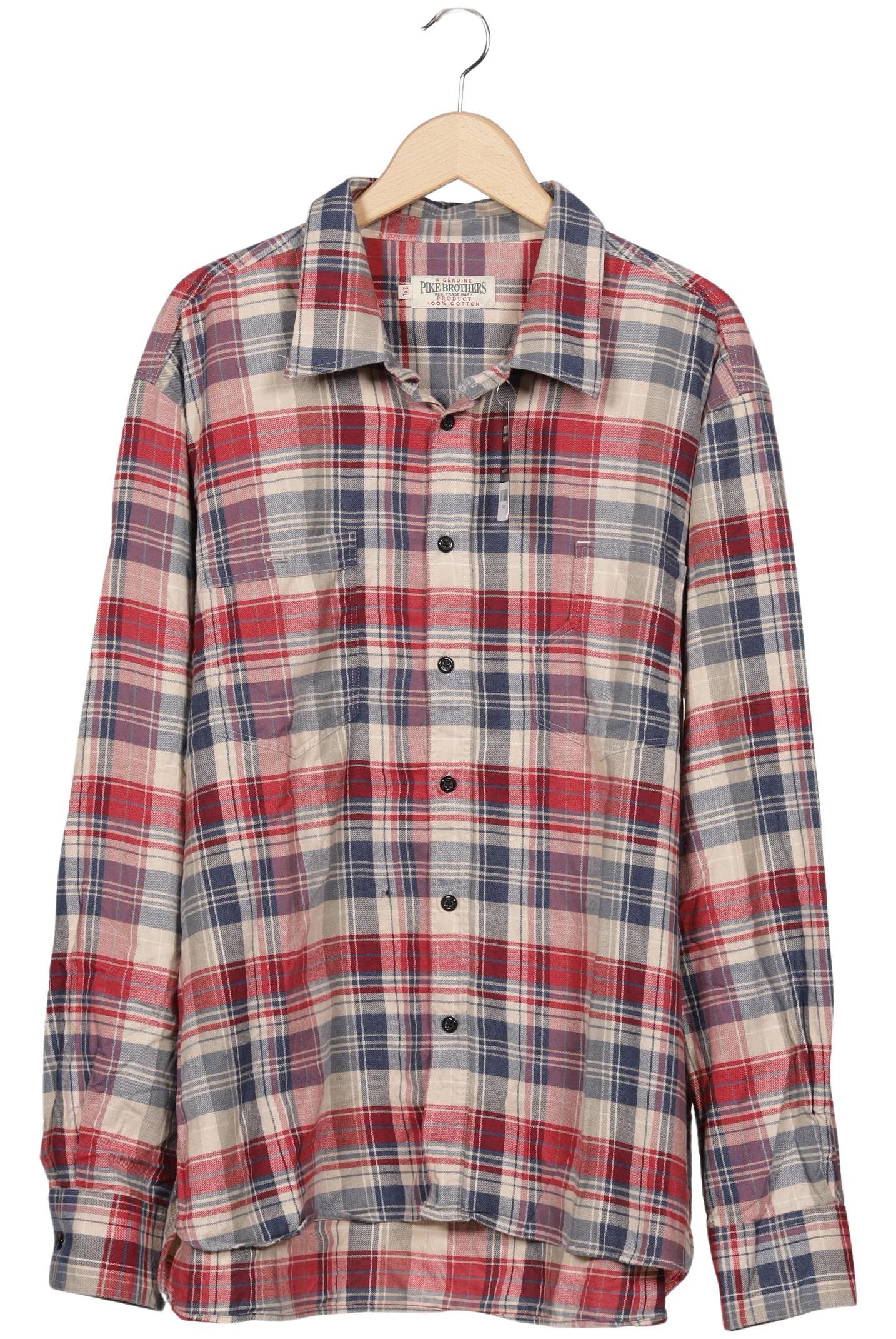 

Pike Brothers Herren Hemd, mehrfarbig, Gr. 58