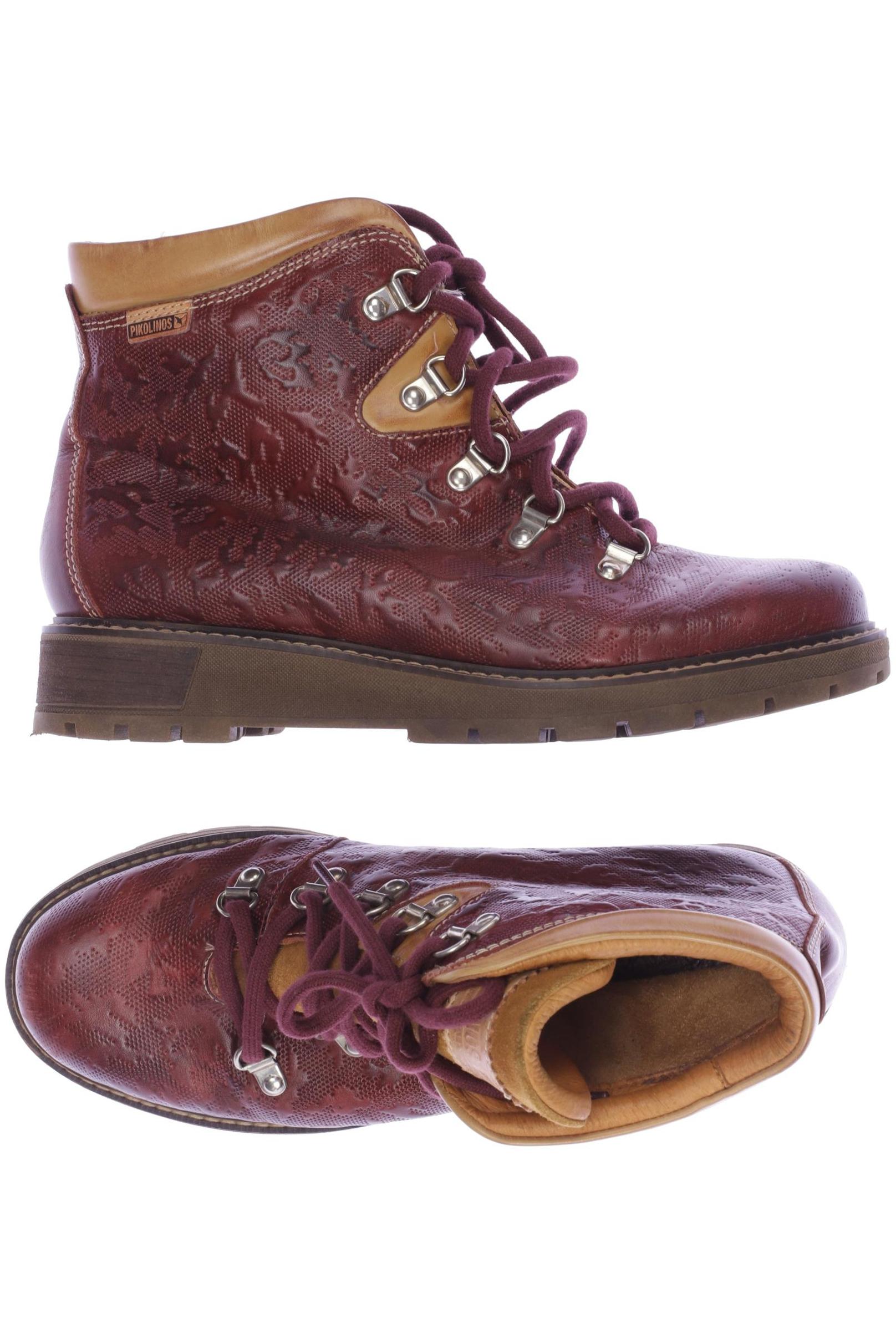 

Pikolinos Damen Stiefelette, rot, Gr. 38