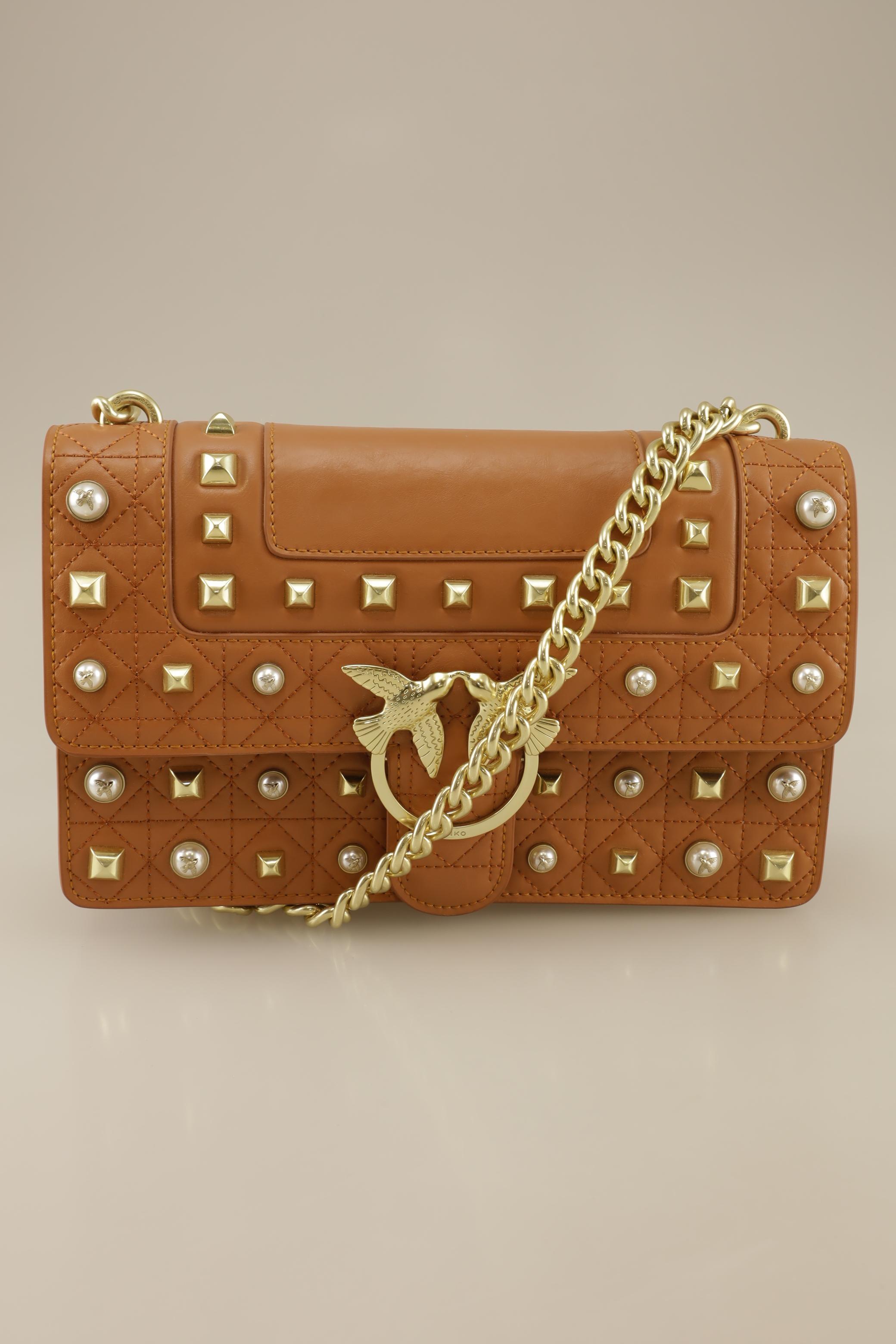 

Pinko Damen Handtasche, braun, Gr.