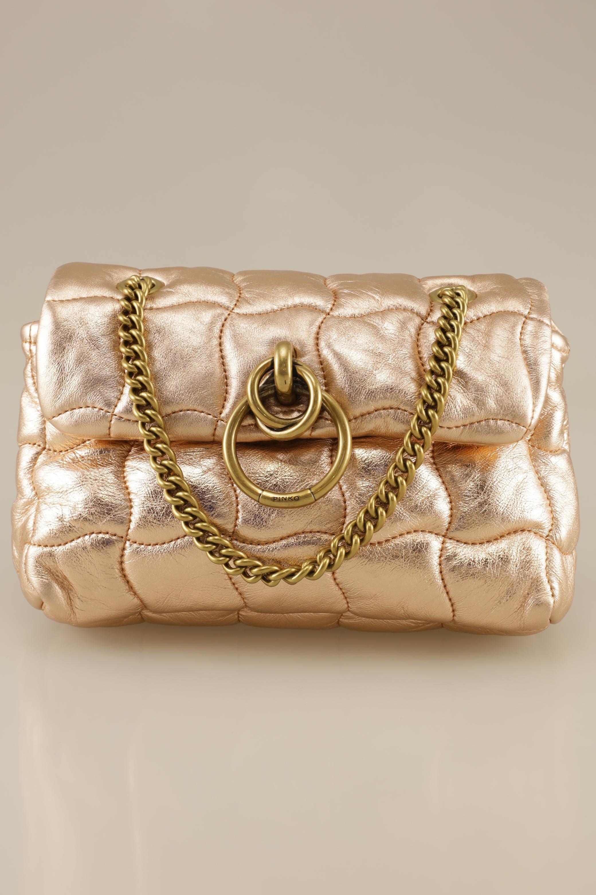 

Pinko Damen Handtasche, gold, Gr.