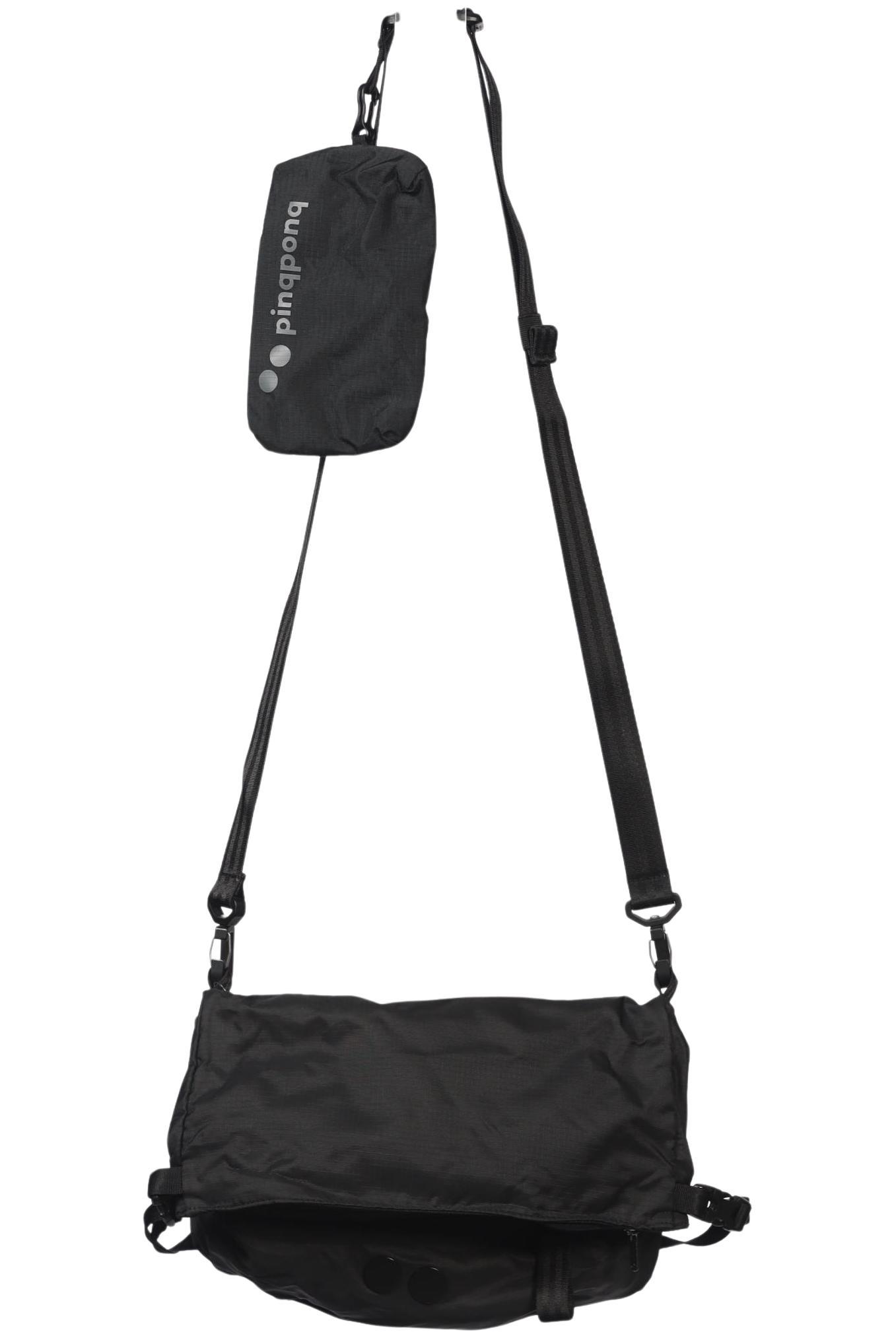 

pinqponq Damen Handtasche, schwarz, Gr.
