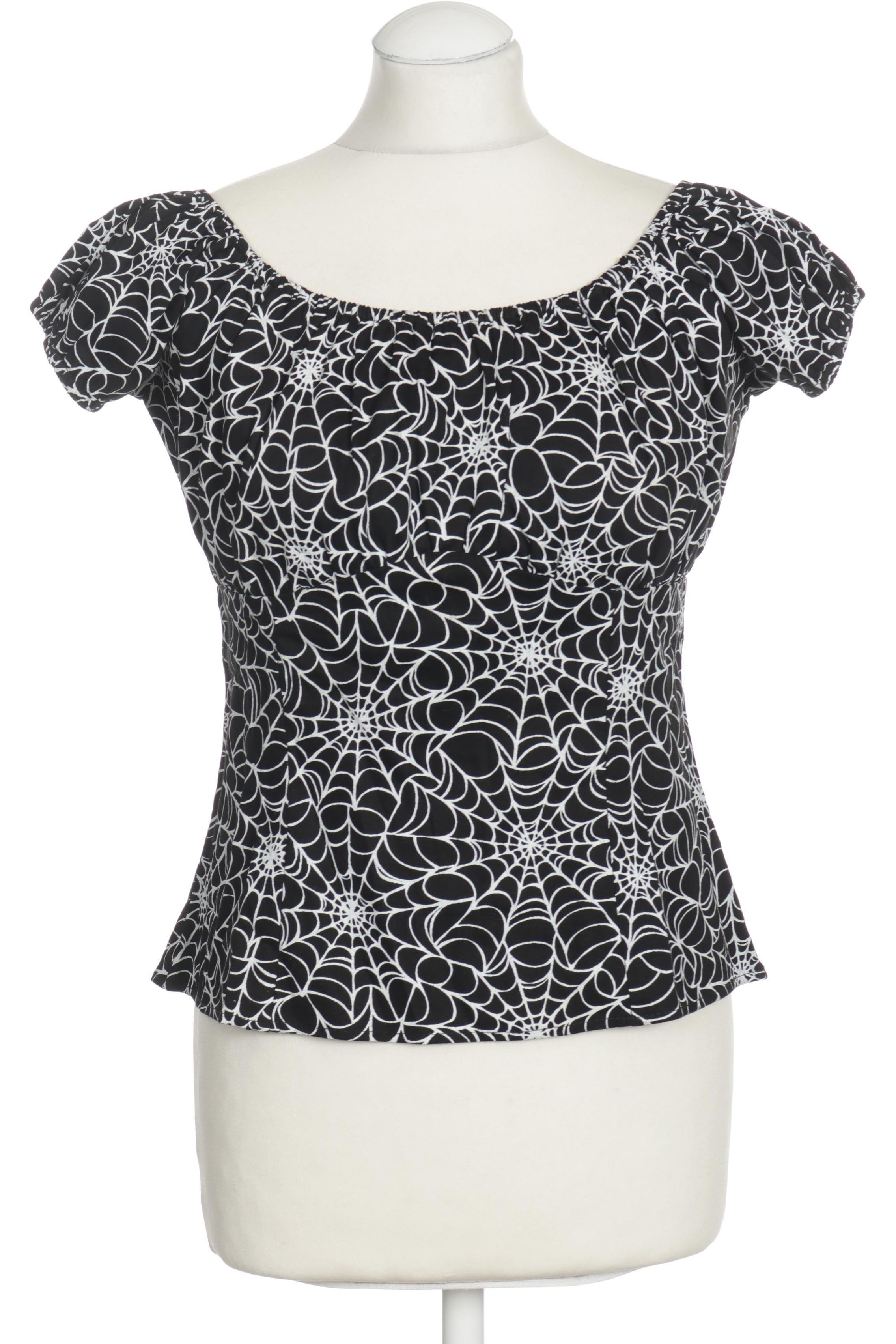 

Pinup Couture Damen Bluse, schwarz, Gr.