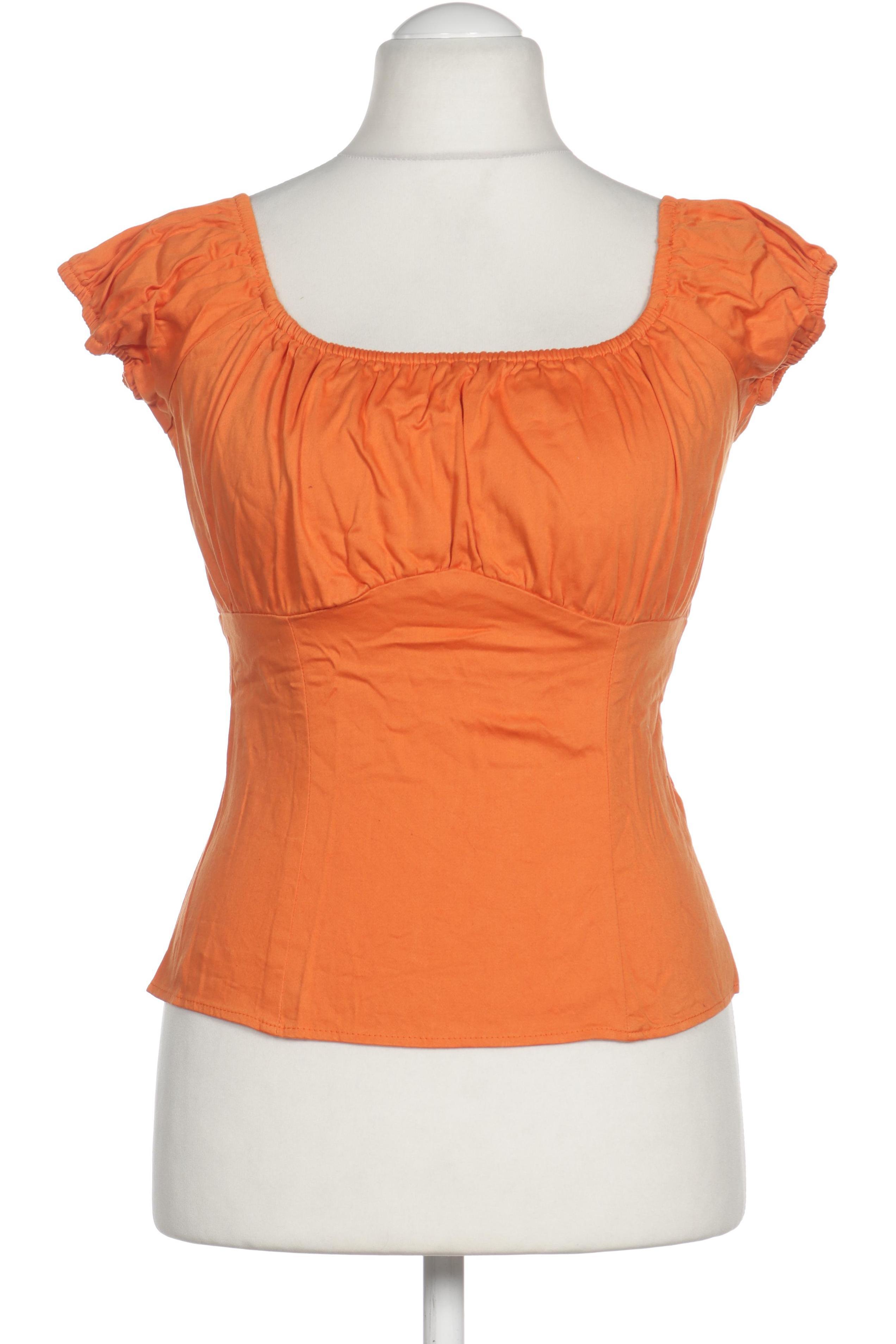 

Pinup Couture Damen Bluse, orange, Gr.