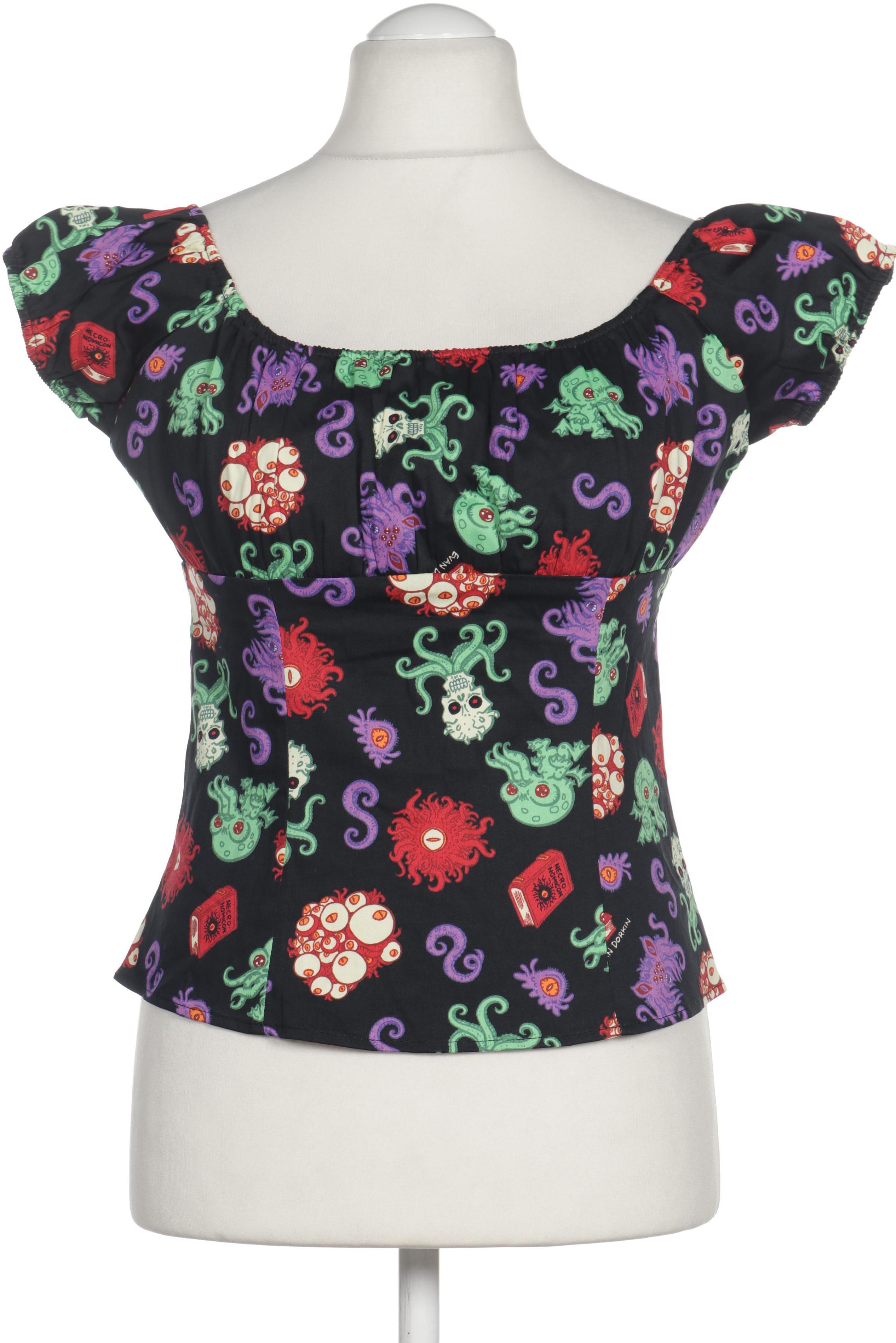 

Pinup Couture Damen Bluse, schwarz, Gr.