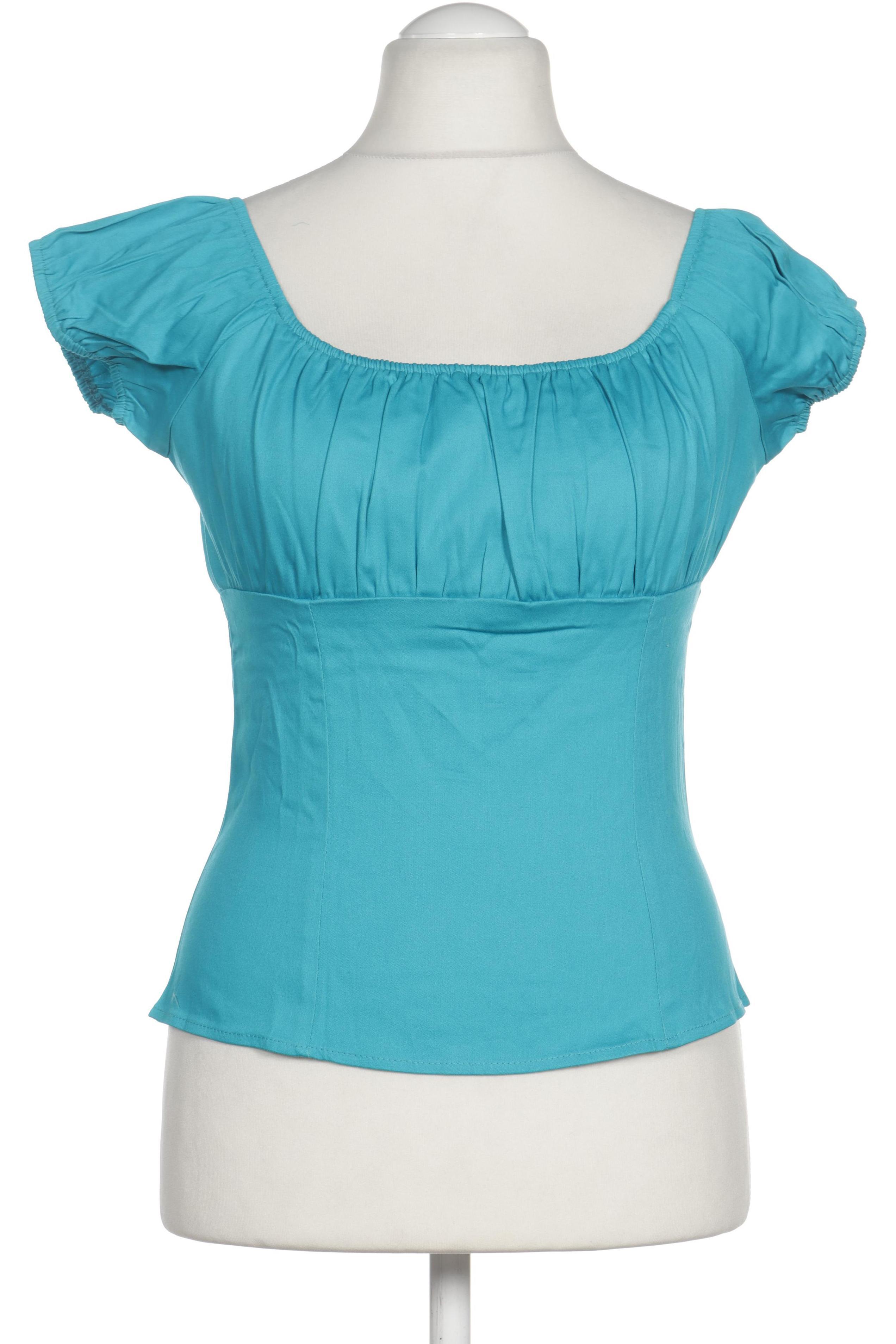

Pinup Couture Damen Bluse, blau, Gr.