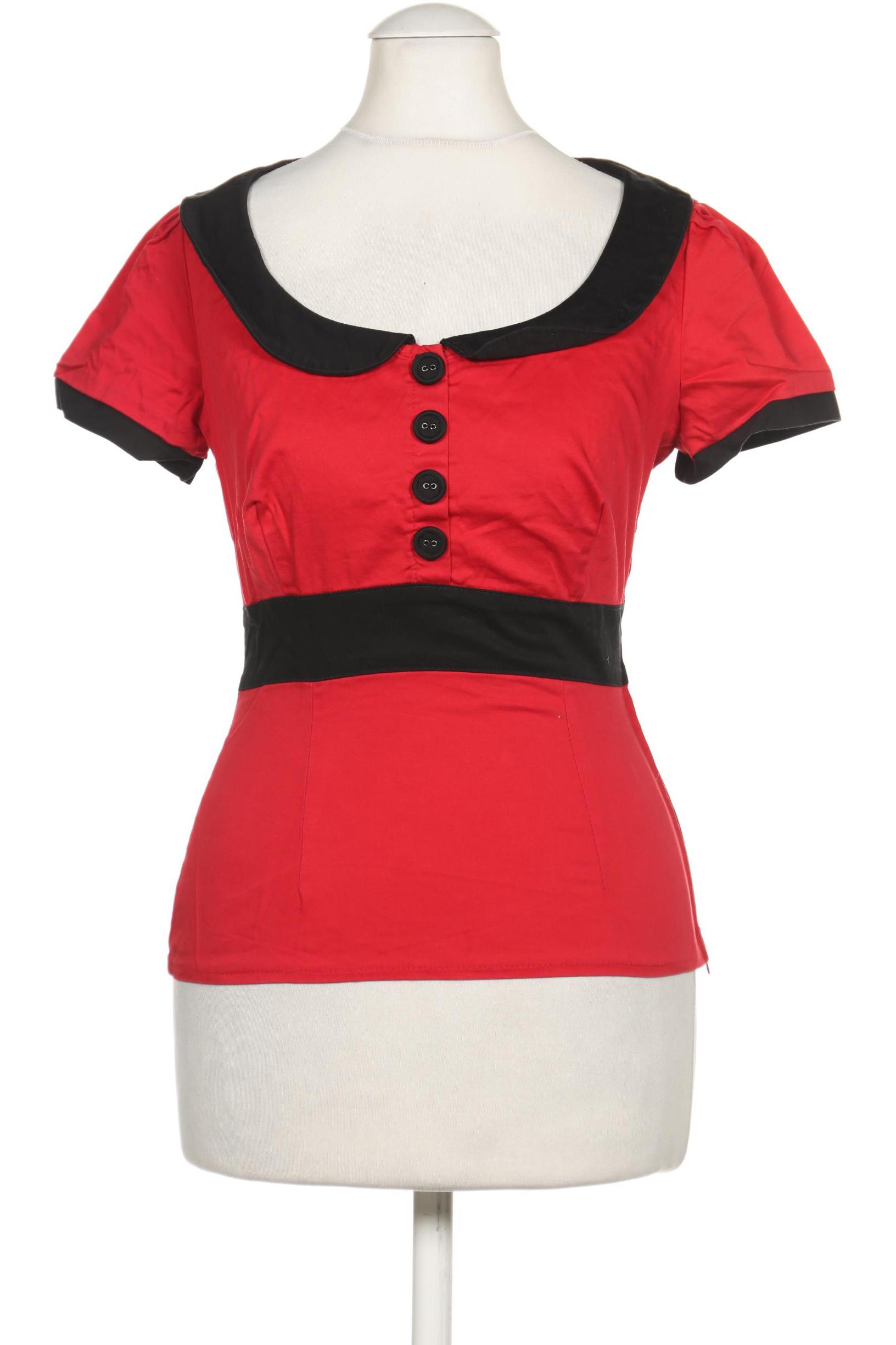 

Pinup Couture Damen Bluse, rot, Gr. 32