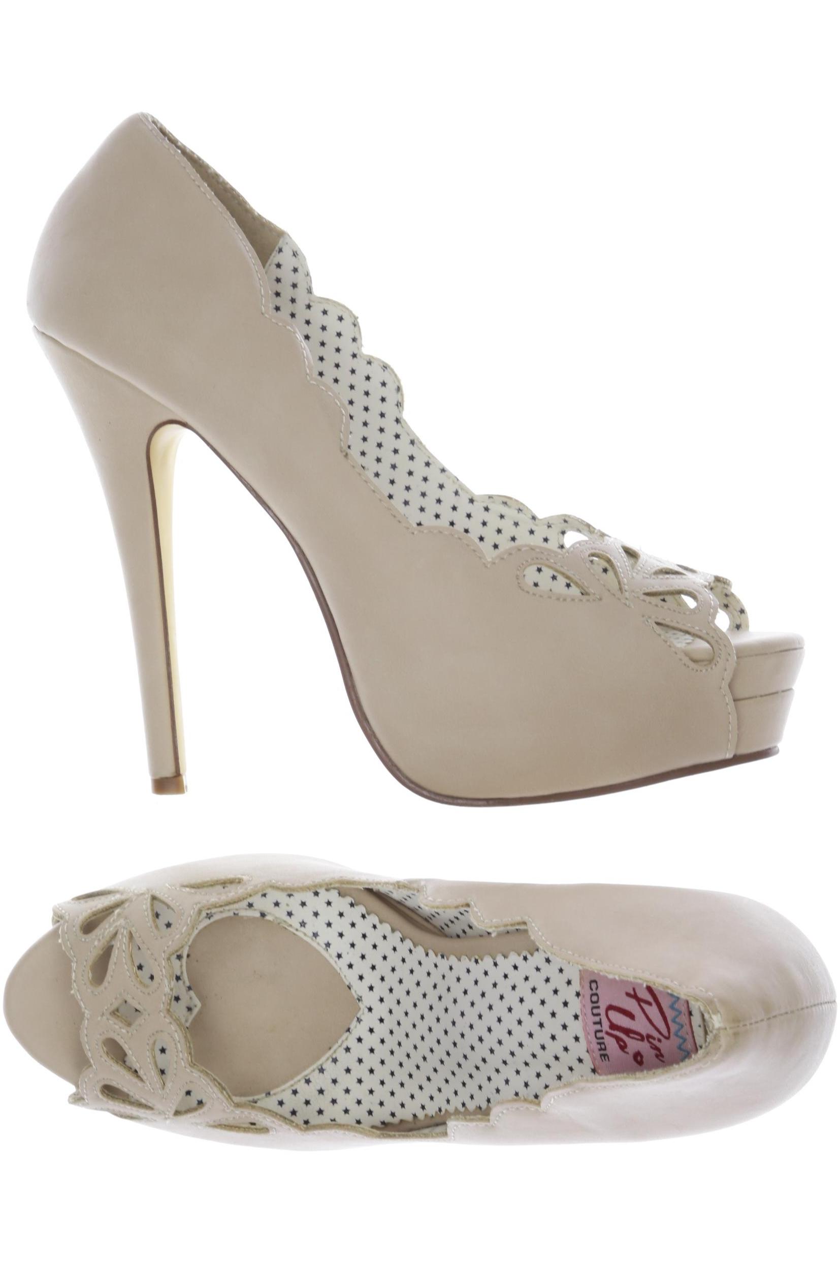 

Pinup Couture Damen Pumps, beige, Gr. 8