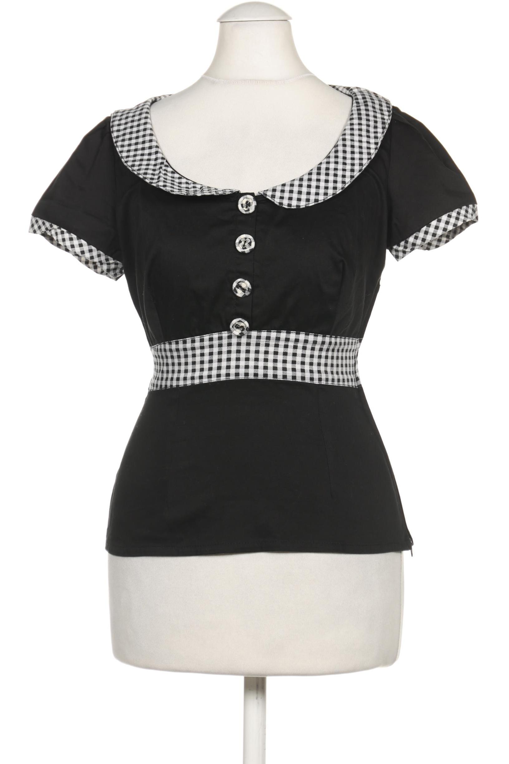 

Pinup Couture Damen Bluse, schwarz, Gr. 32