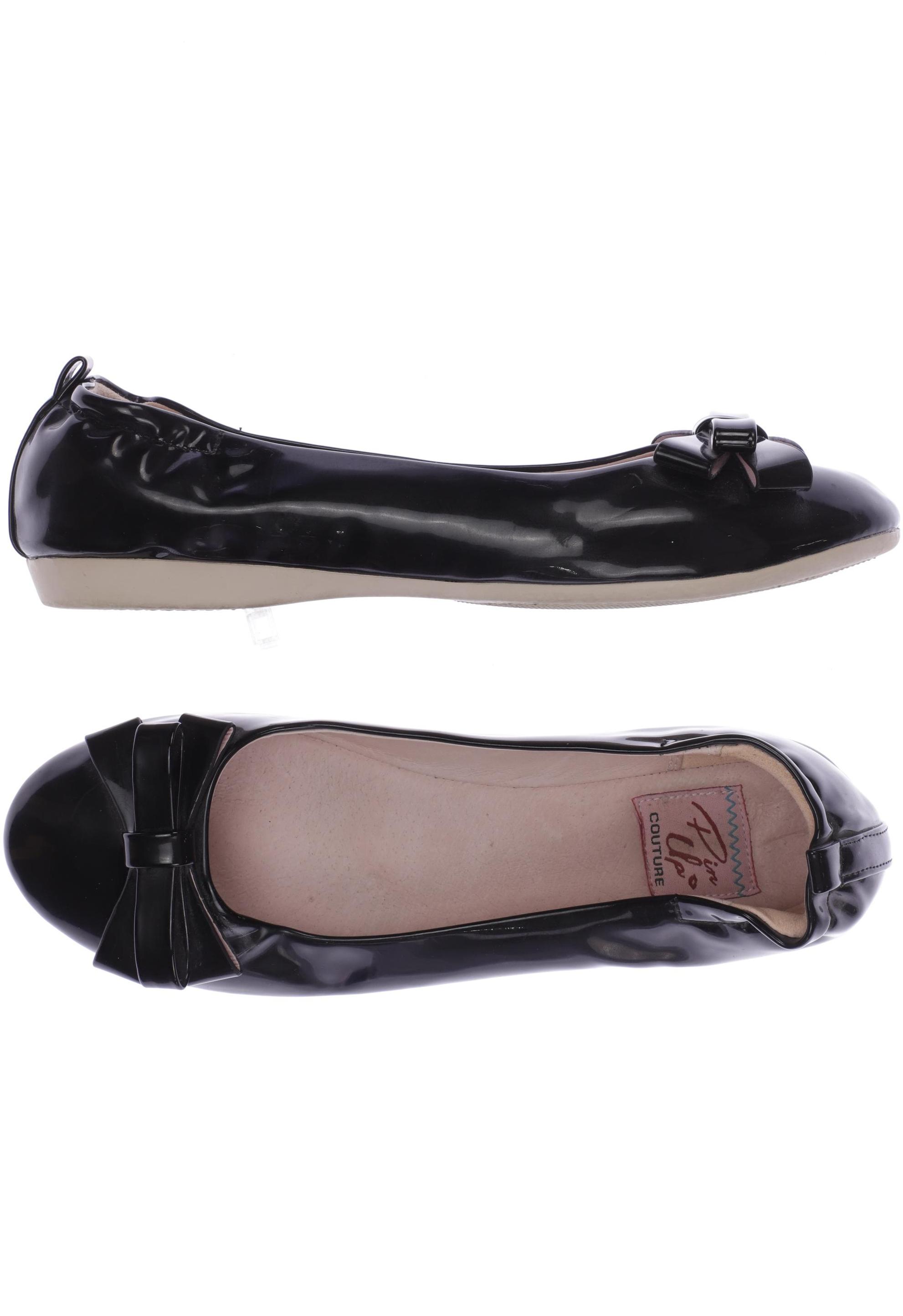 

Pinup Couture Damen Ballerinas, schwarz