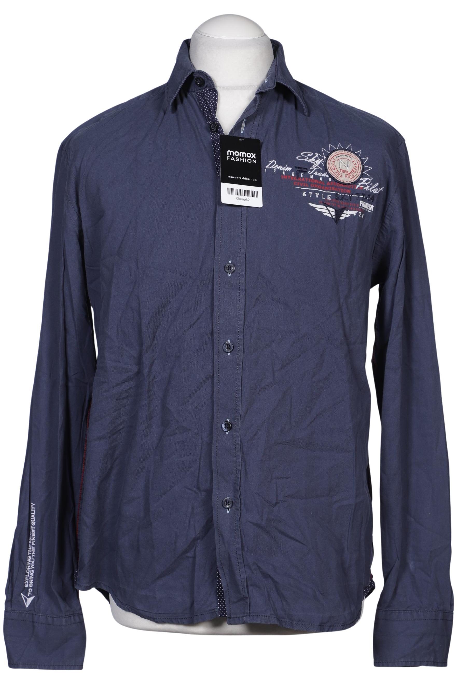 

Pioneer Herren Hemd, marineblau, Gr. 48
