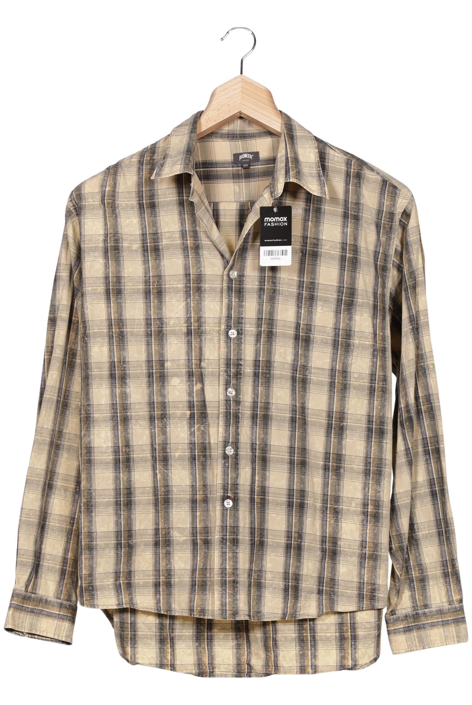 

Pioneer Herren Hemd, beige, Gr. 56