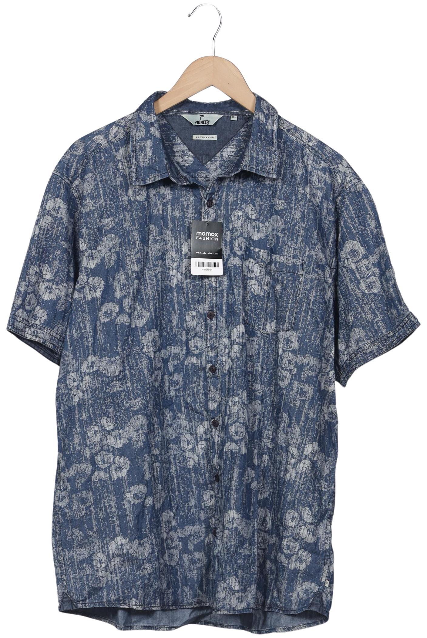 

Pioneer Herren Hemd, blau, Gr. 56