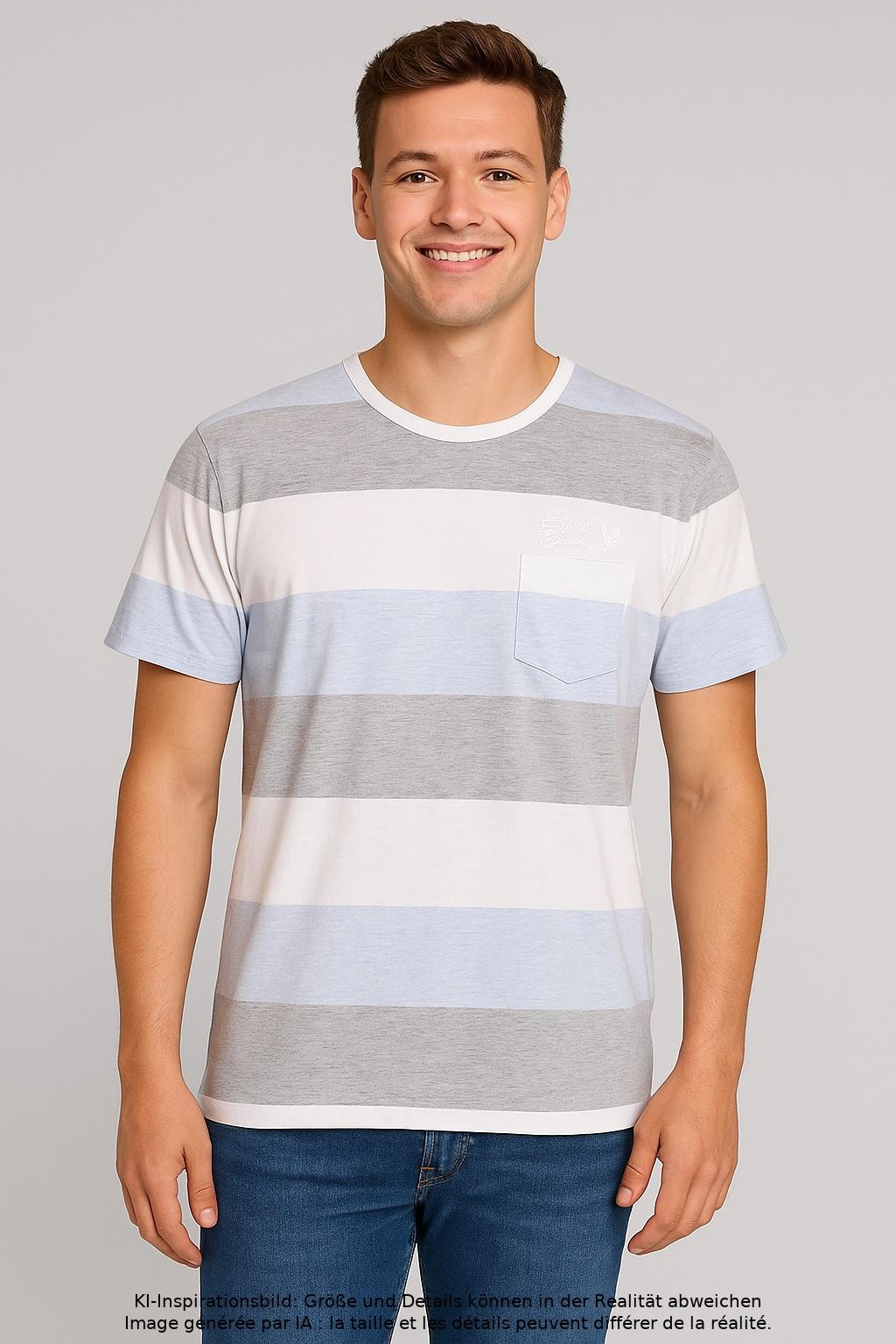 Thumbnail - Pioneer Herren T-Shirt, mehrfarbig, Gr. 56