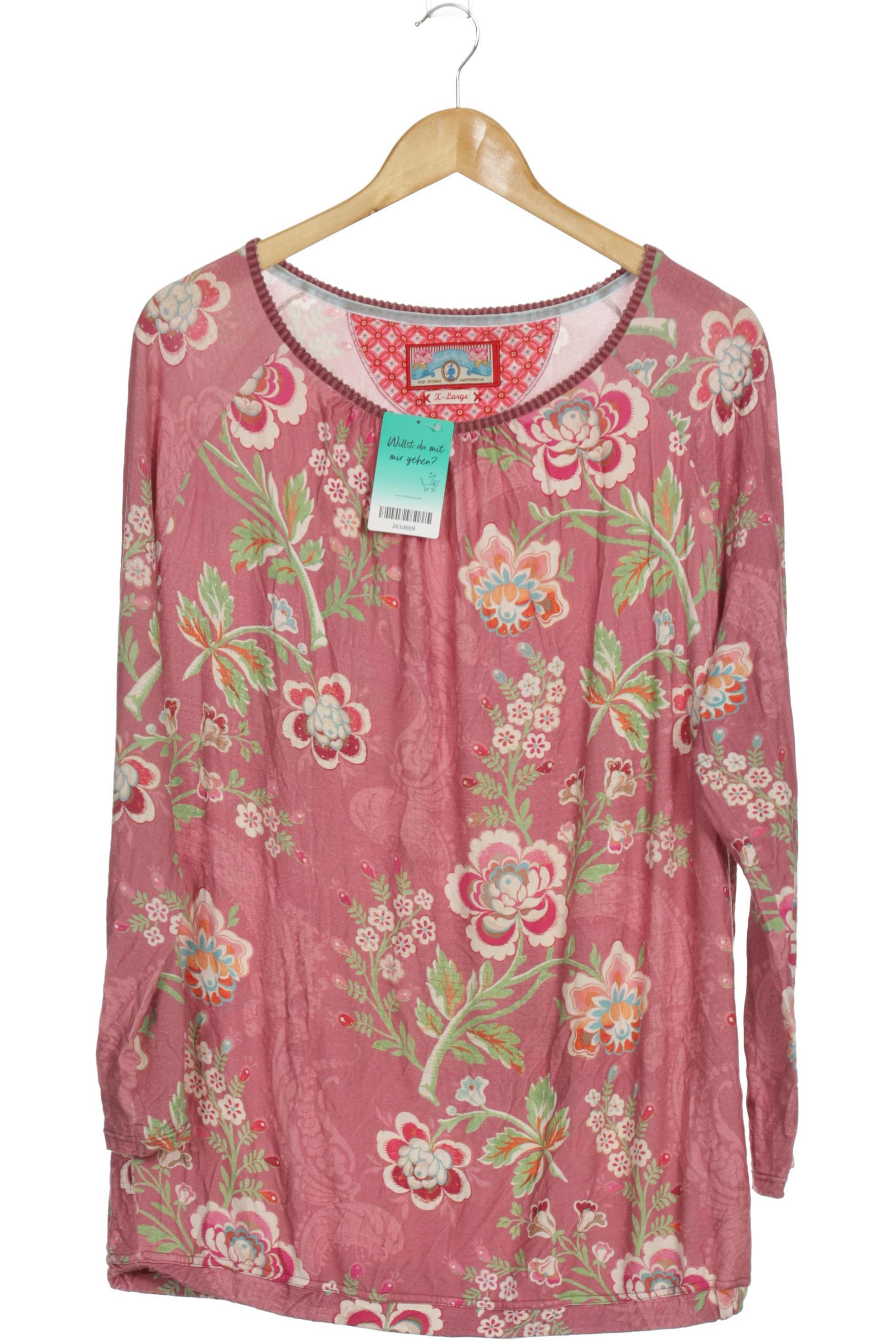 

Pip Studio Damen Langarmshirt, pink, Gr.