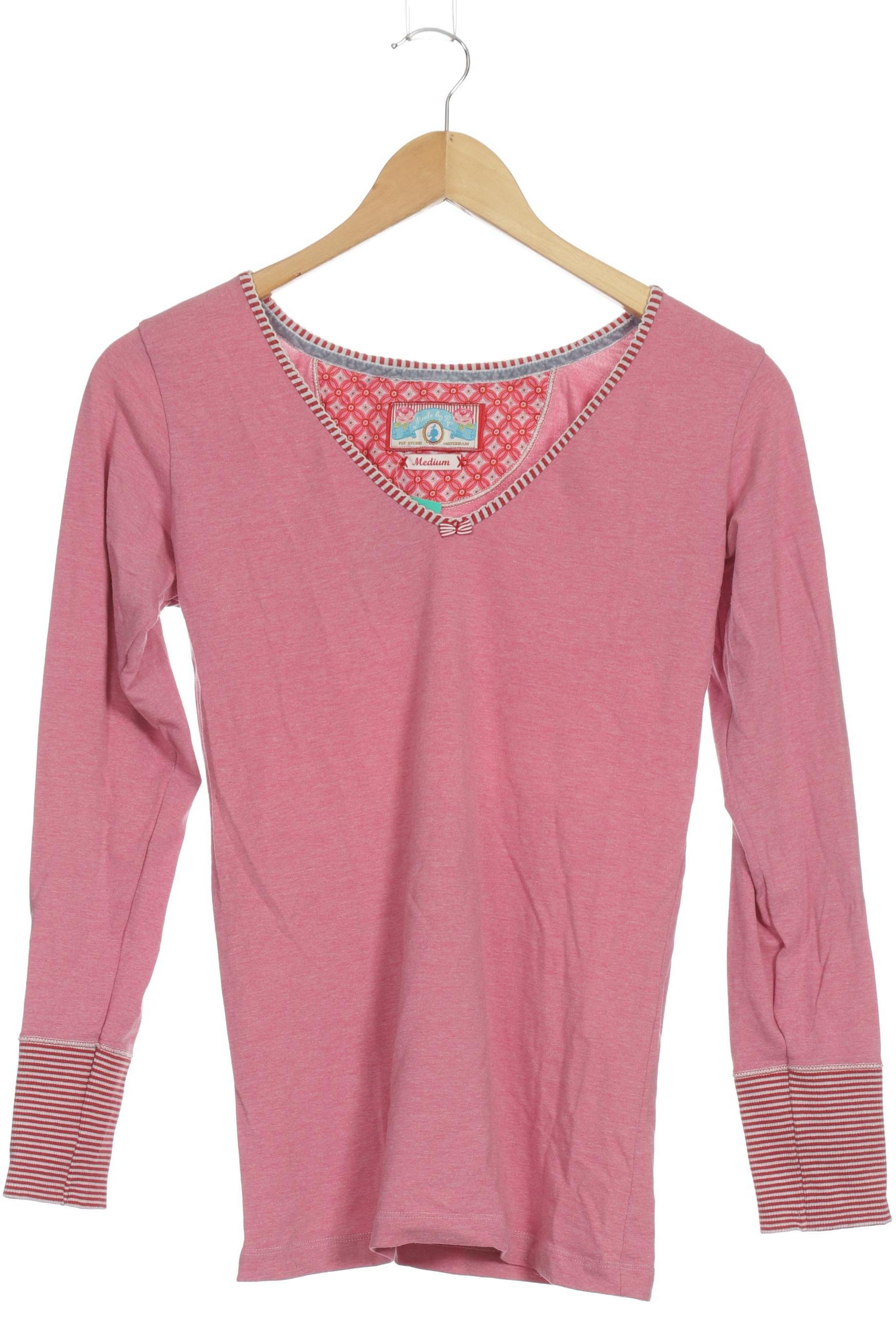 

Pip Studio Damen Langarmshirt, pink, Gr.