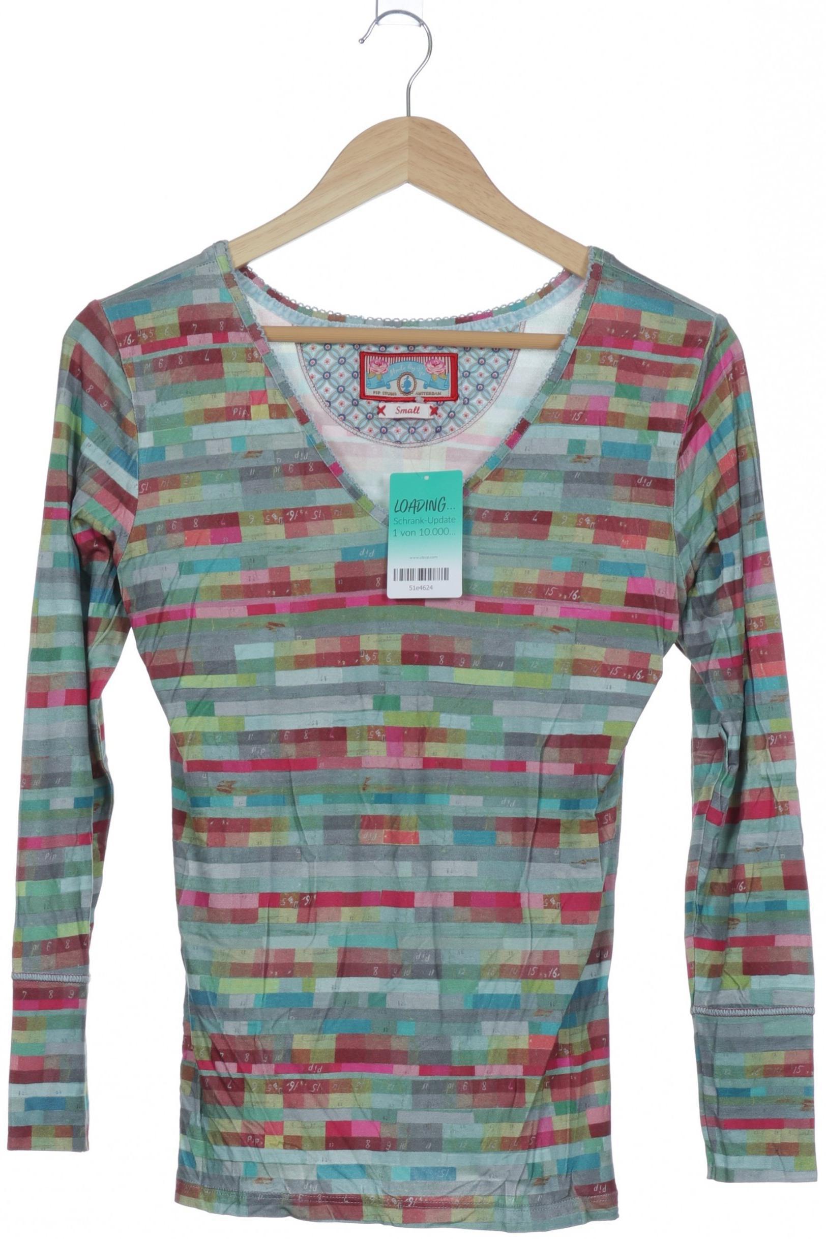 

Pip Studio Damen Langarmshirt, türkis, Gr.