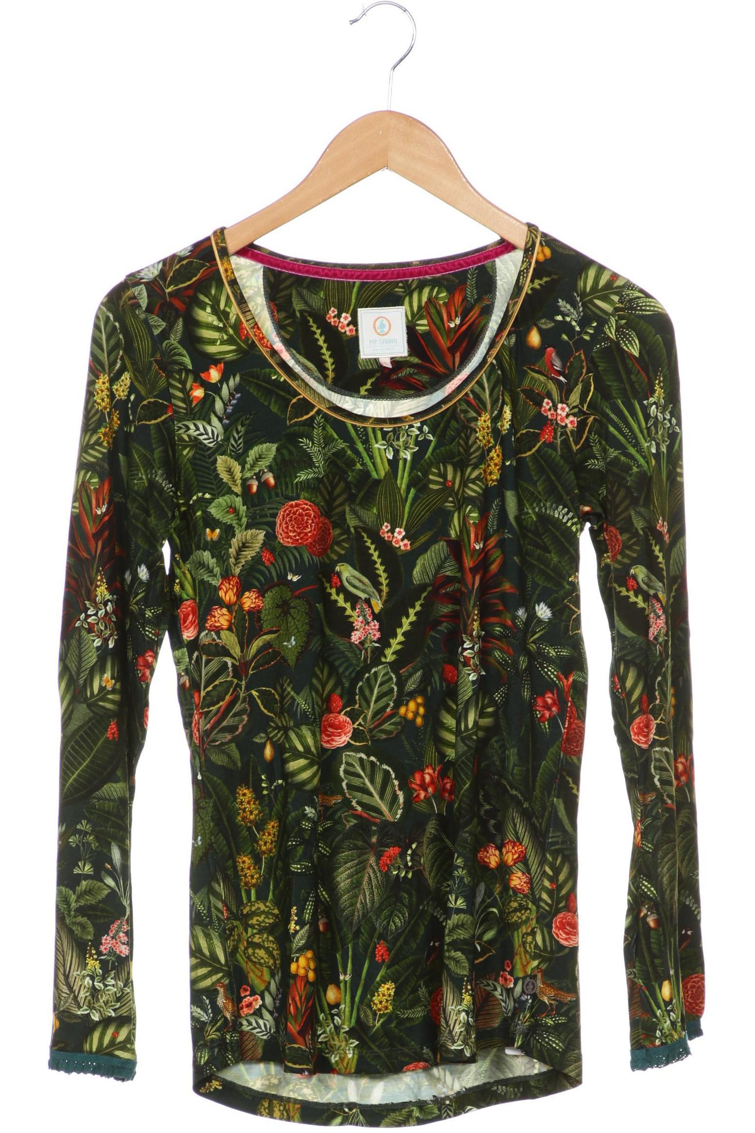 

Pip Studio Damen Langarmshirt, grün, Gr.