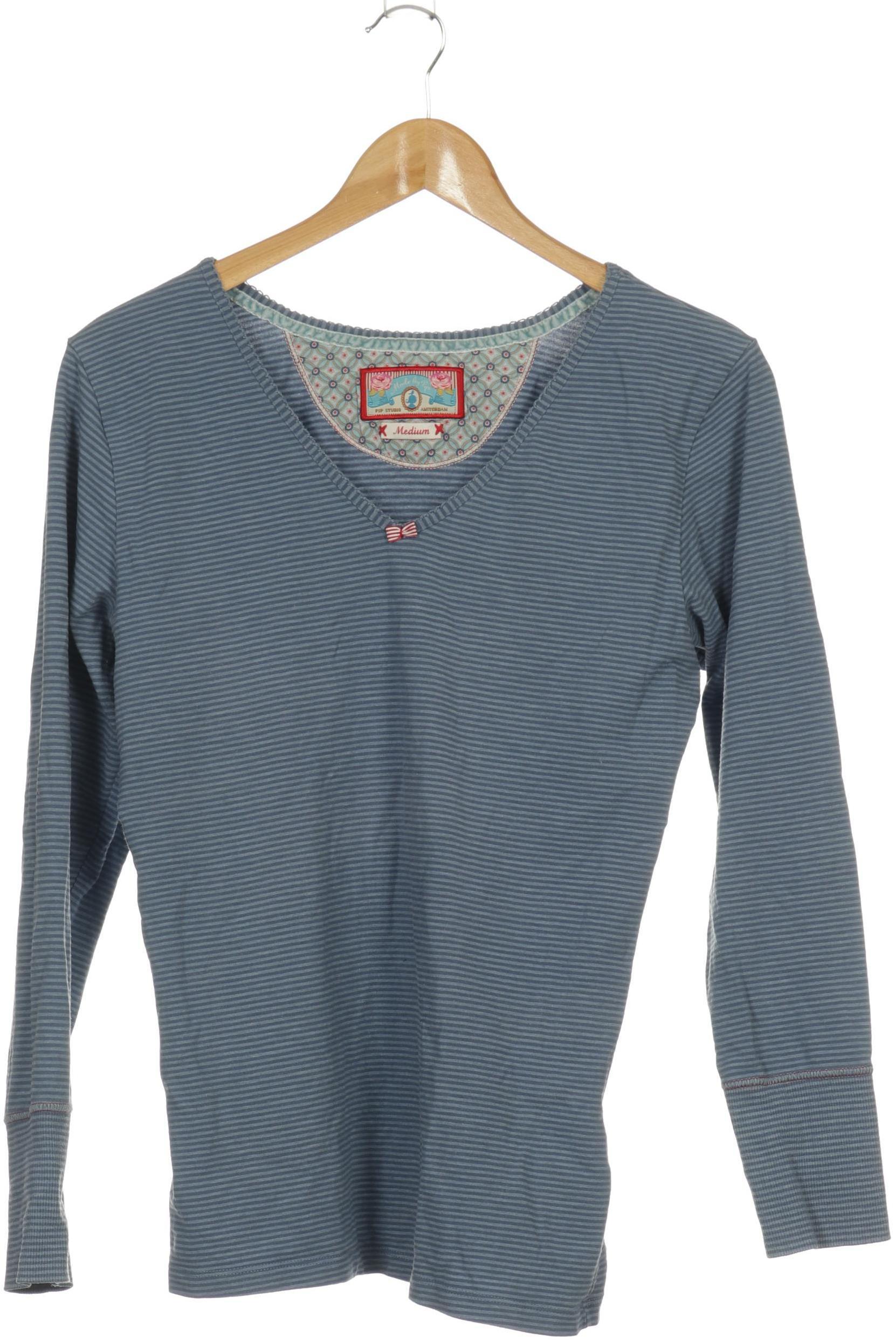 

Pip Studio Damen Langarmshirt, blau, Gr.