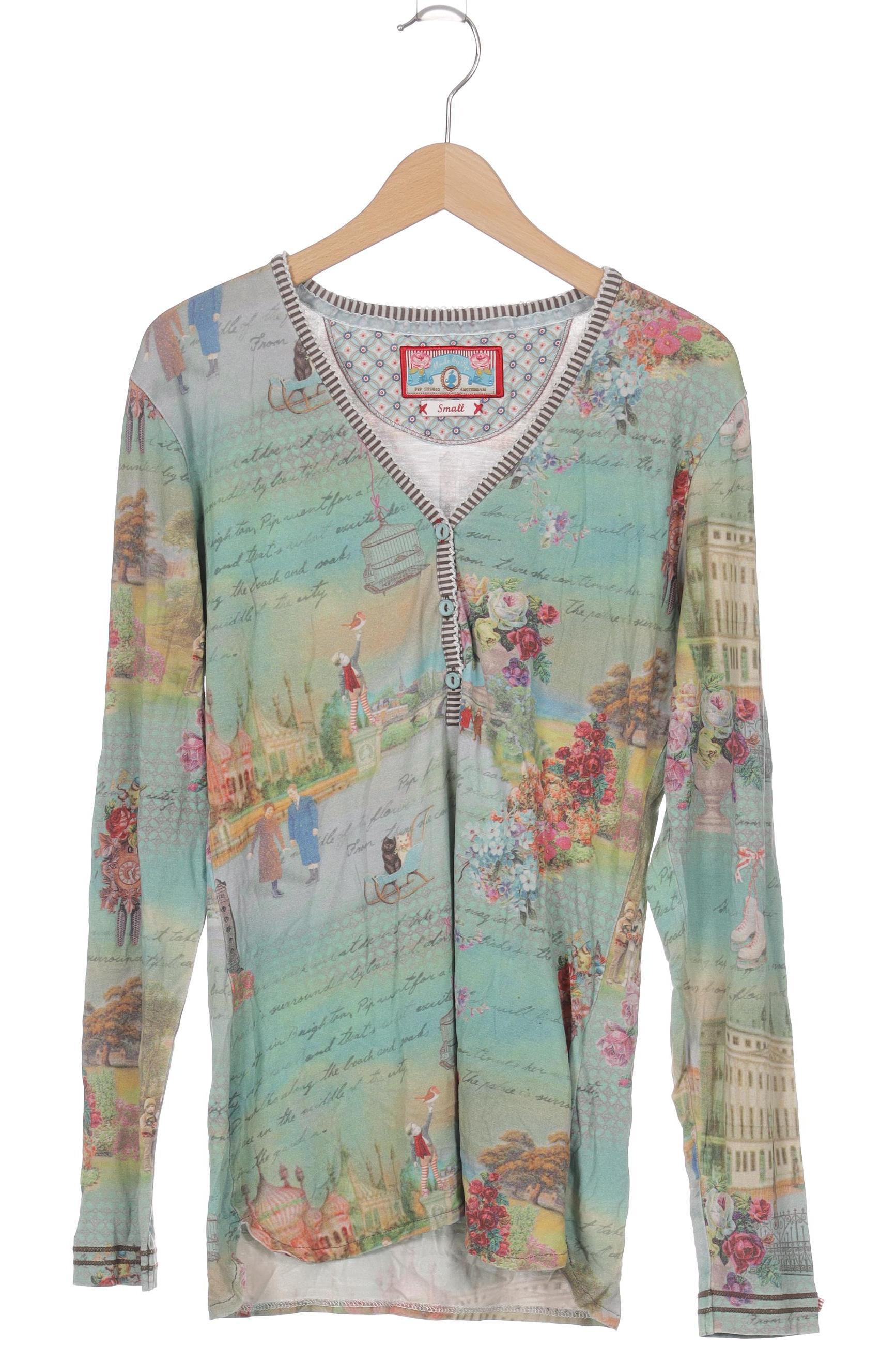 

Pip Studio Damen Langarmshirt, grün, Gr.