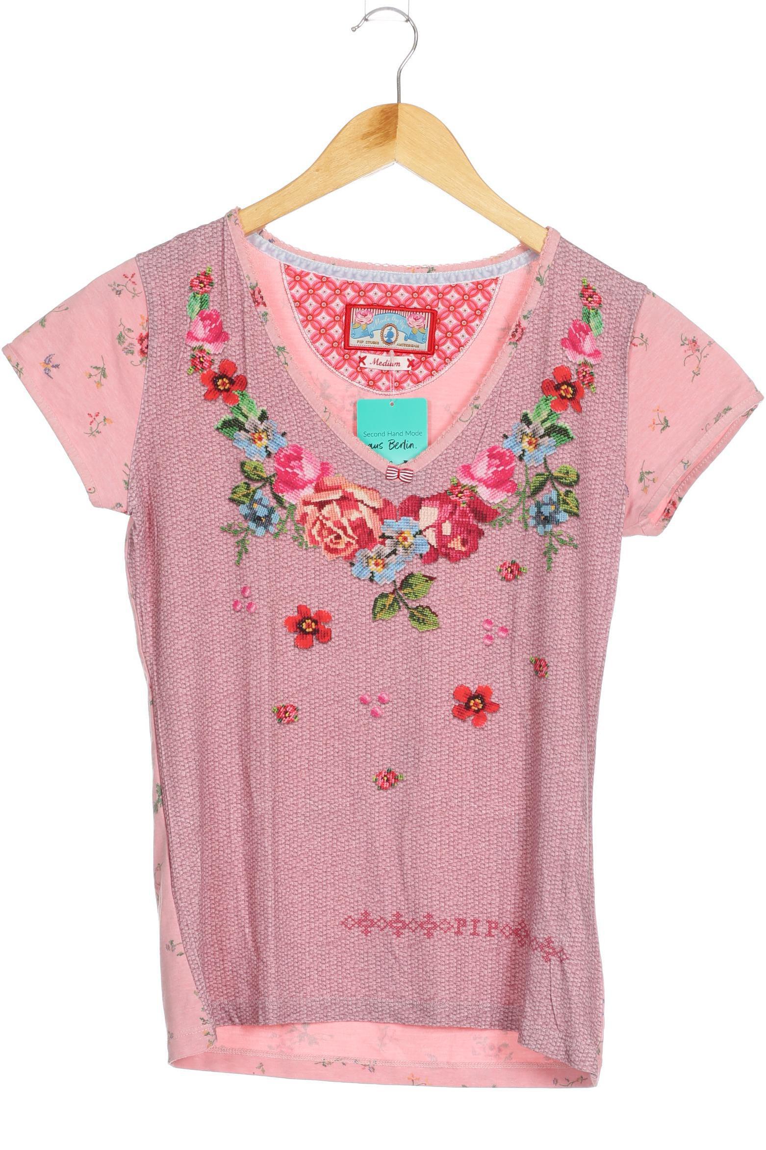 

Pip Studio Damen T-Shirt, pink, Gr.