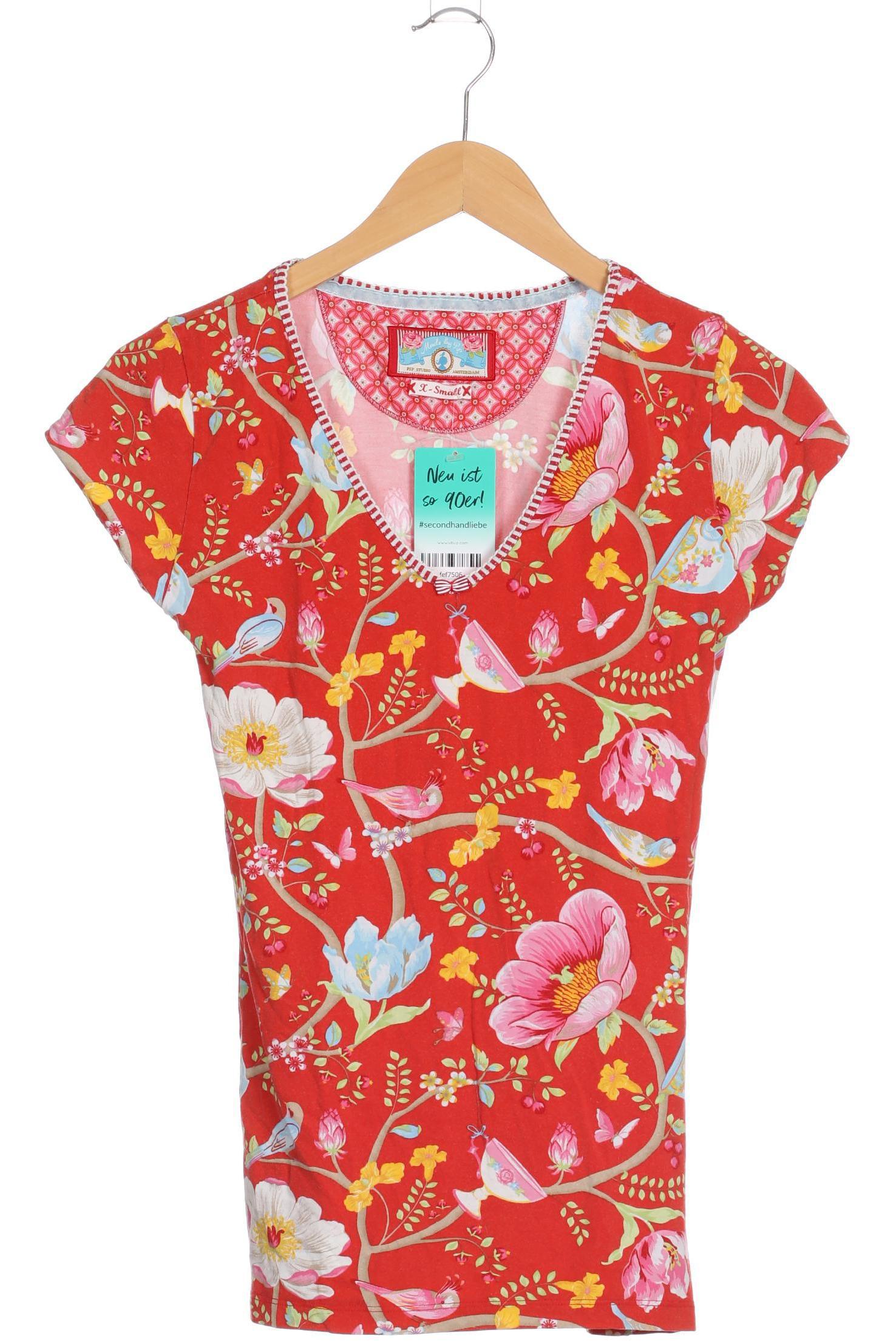 

Pip Studio Damen T-Shirt, rot, Gr.