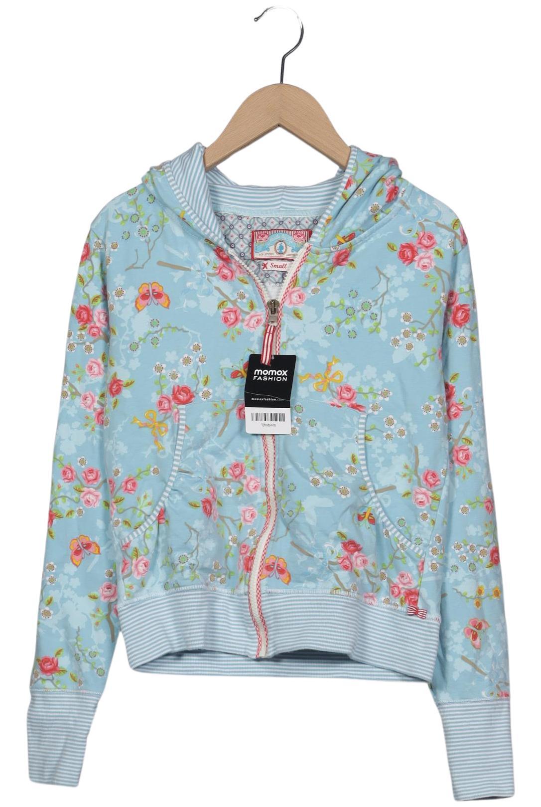 

Pip Studio Damen Kapuzenpullover, blau, Gr. 36