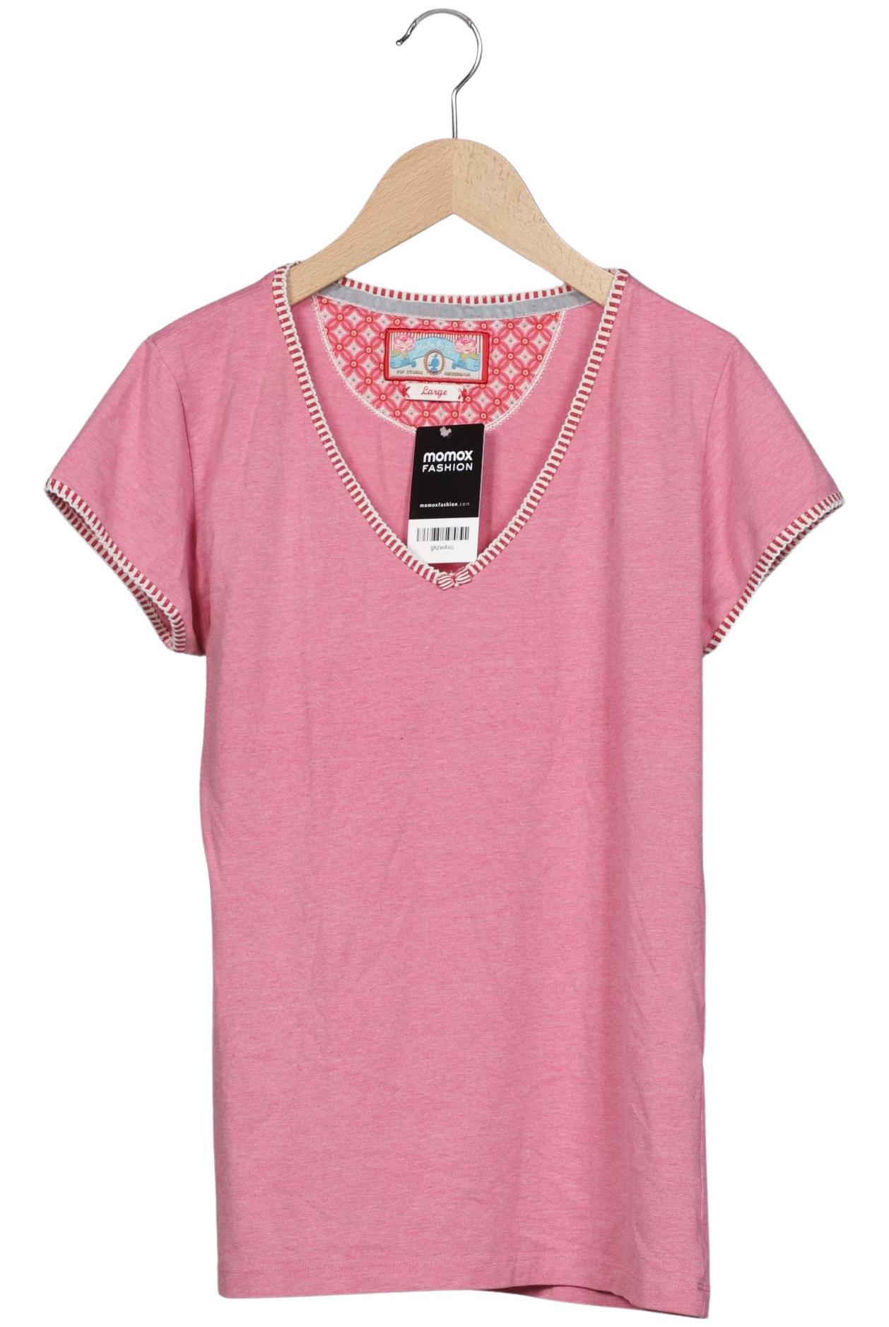 

Pip Studio Damen T-Shirt, pink, Gr. 42